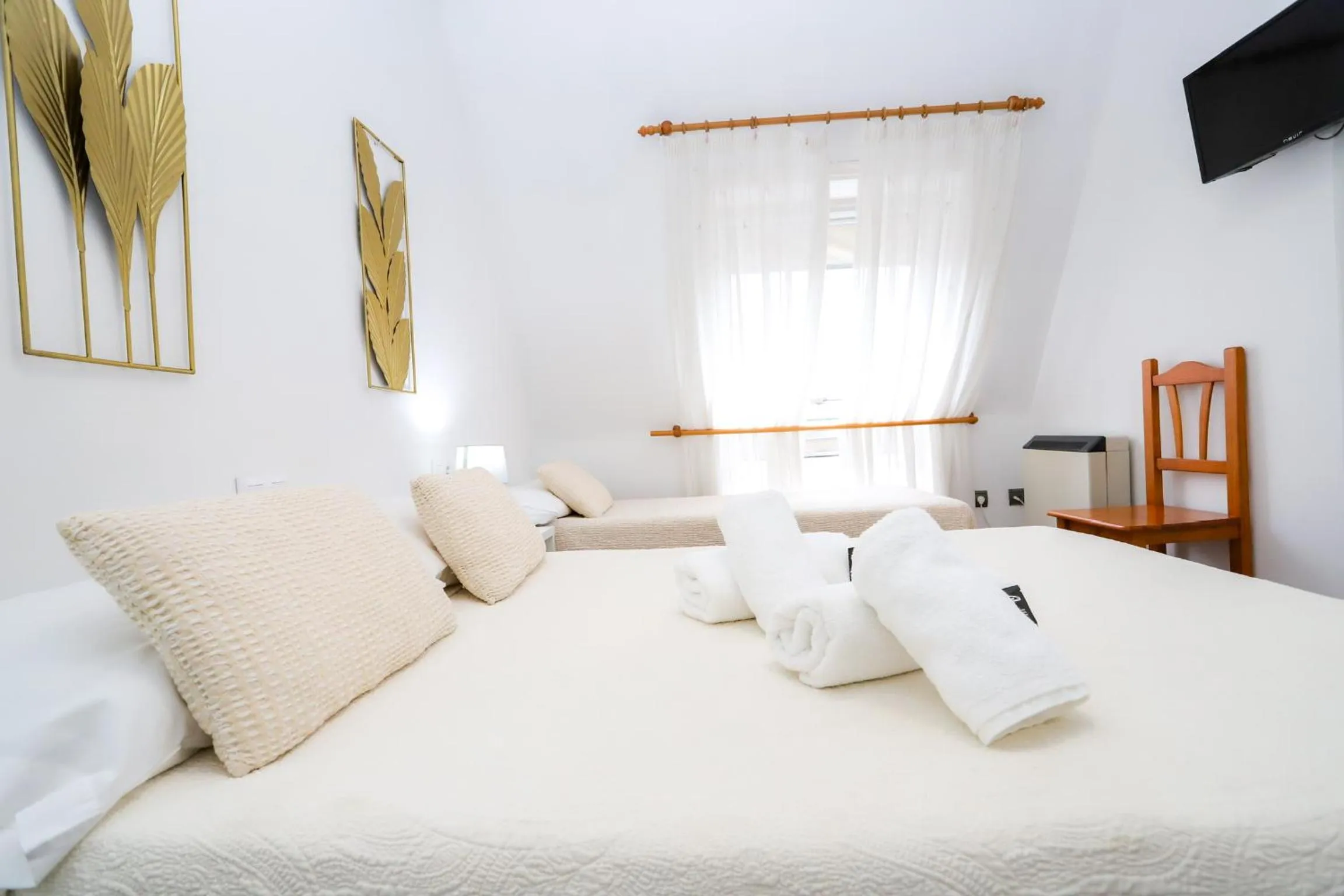 Bed in Pensión As Burgas