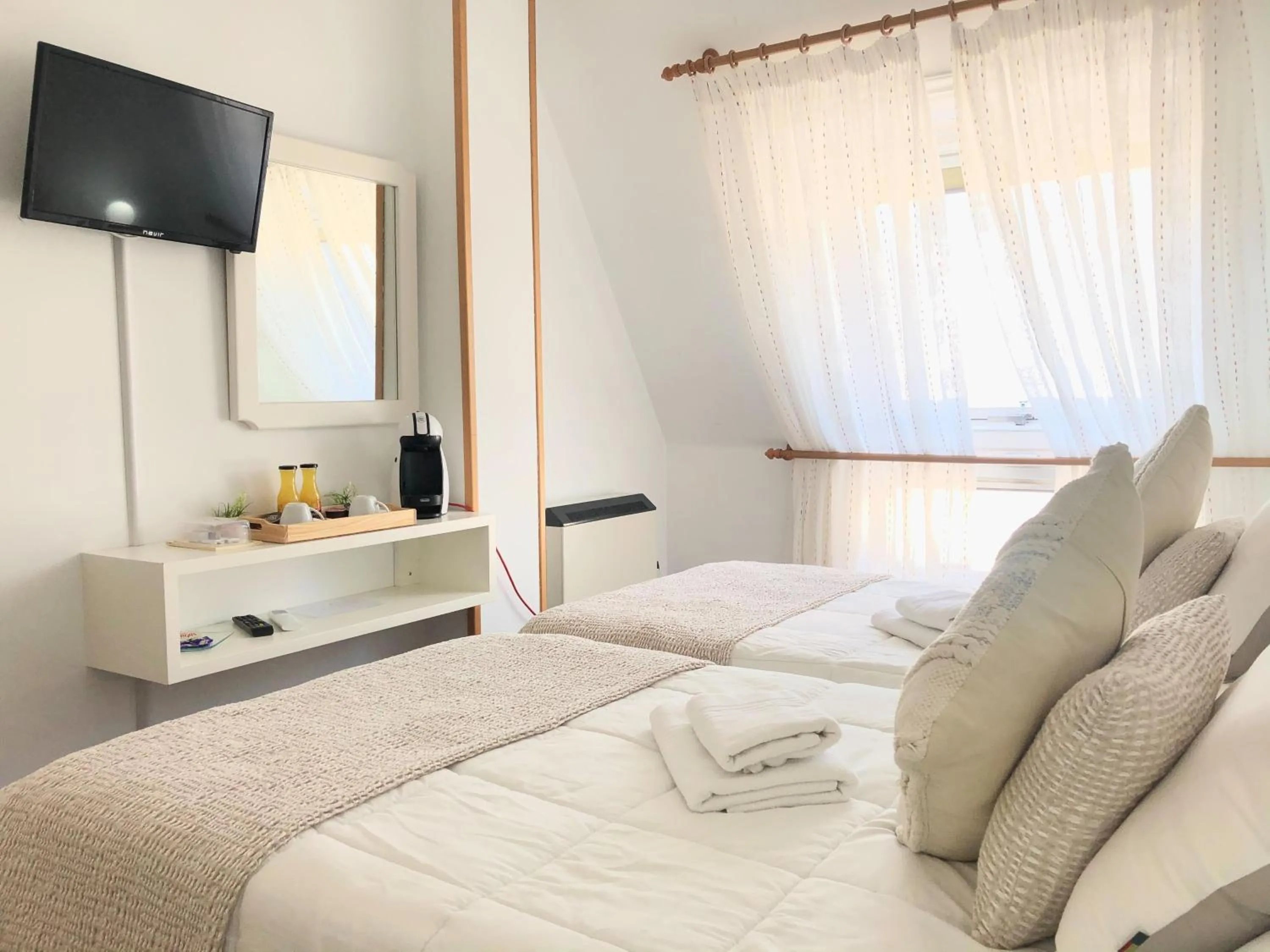 Bed in Pensión As Burgas