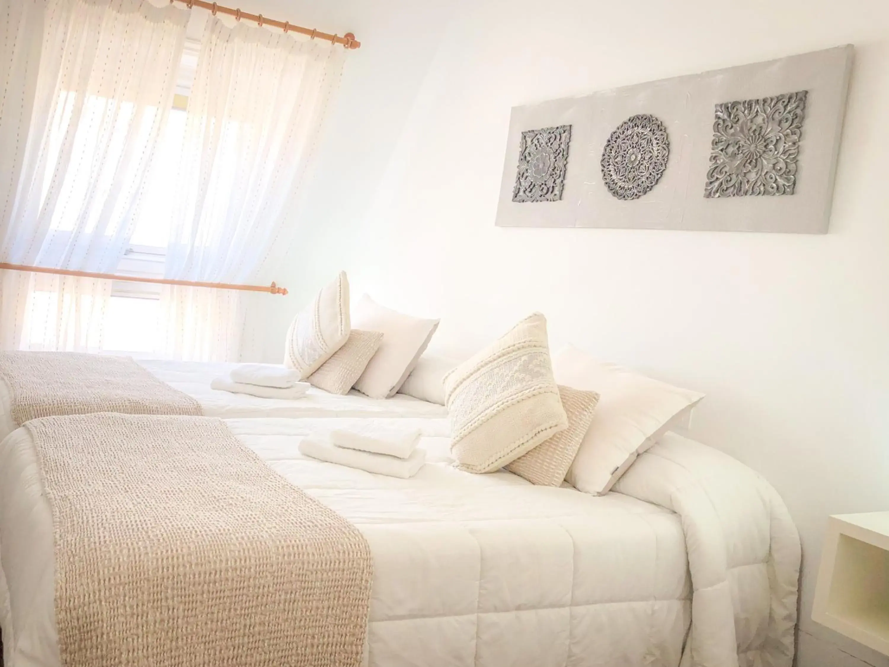 Twin Room in Pensión As Burgas Twin Room in Pensión As Burgas