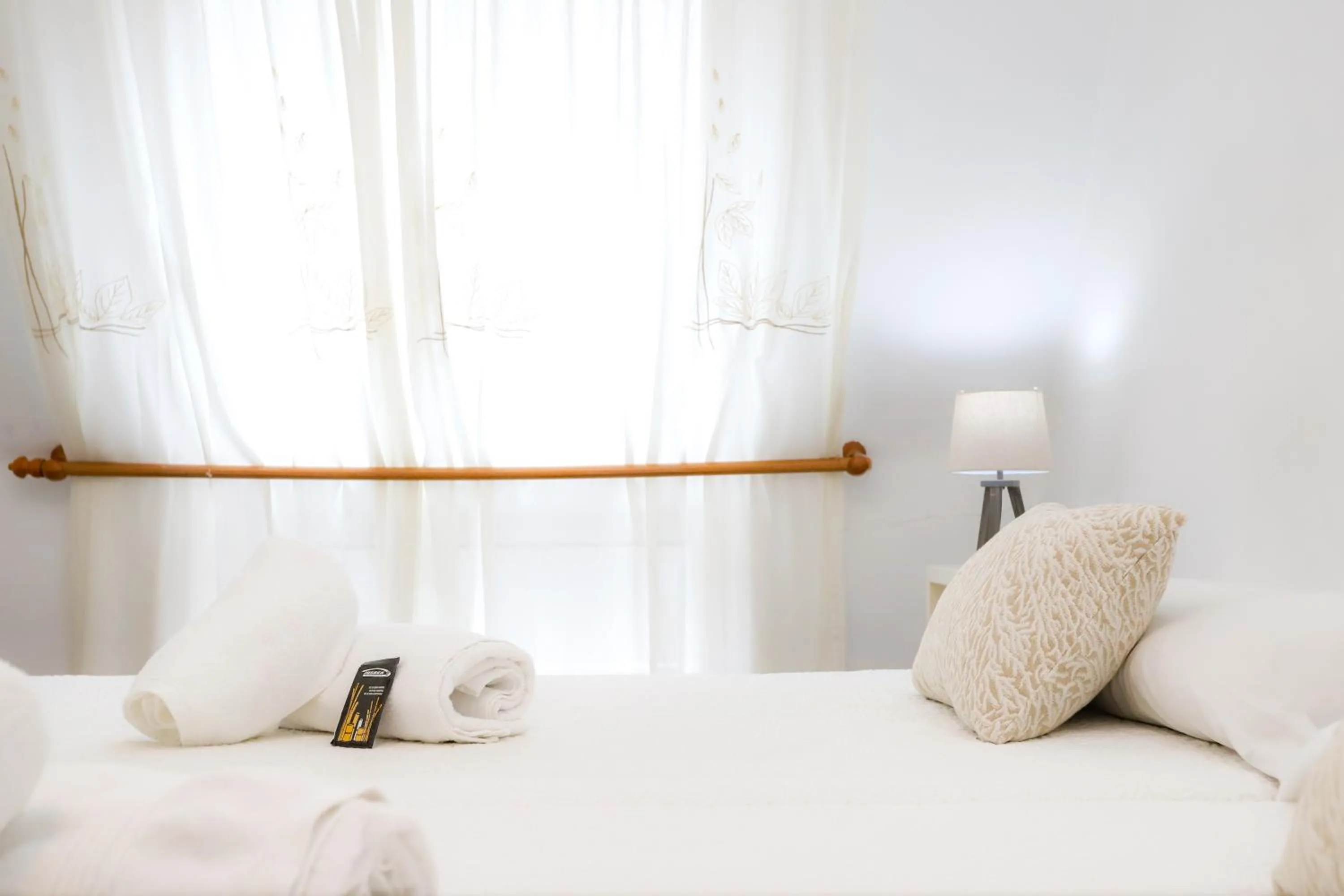 Bed in Pensión As Burgas