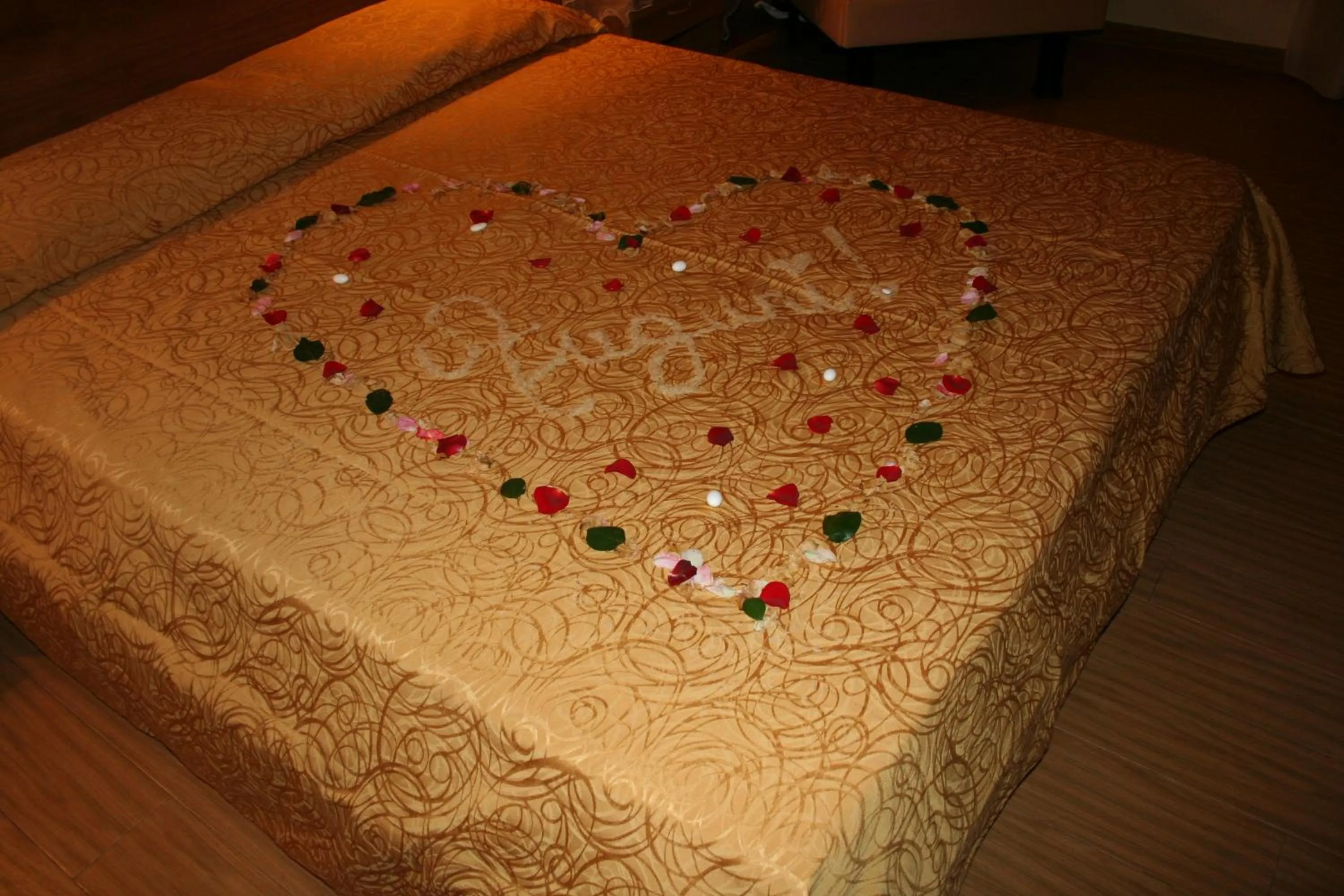 Decorative detail, Bed in Hotel Diamante