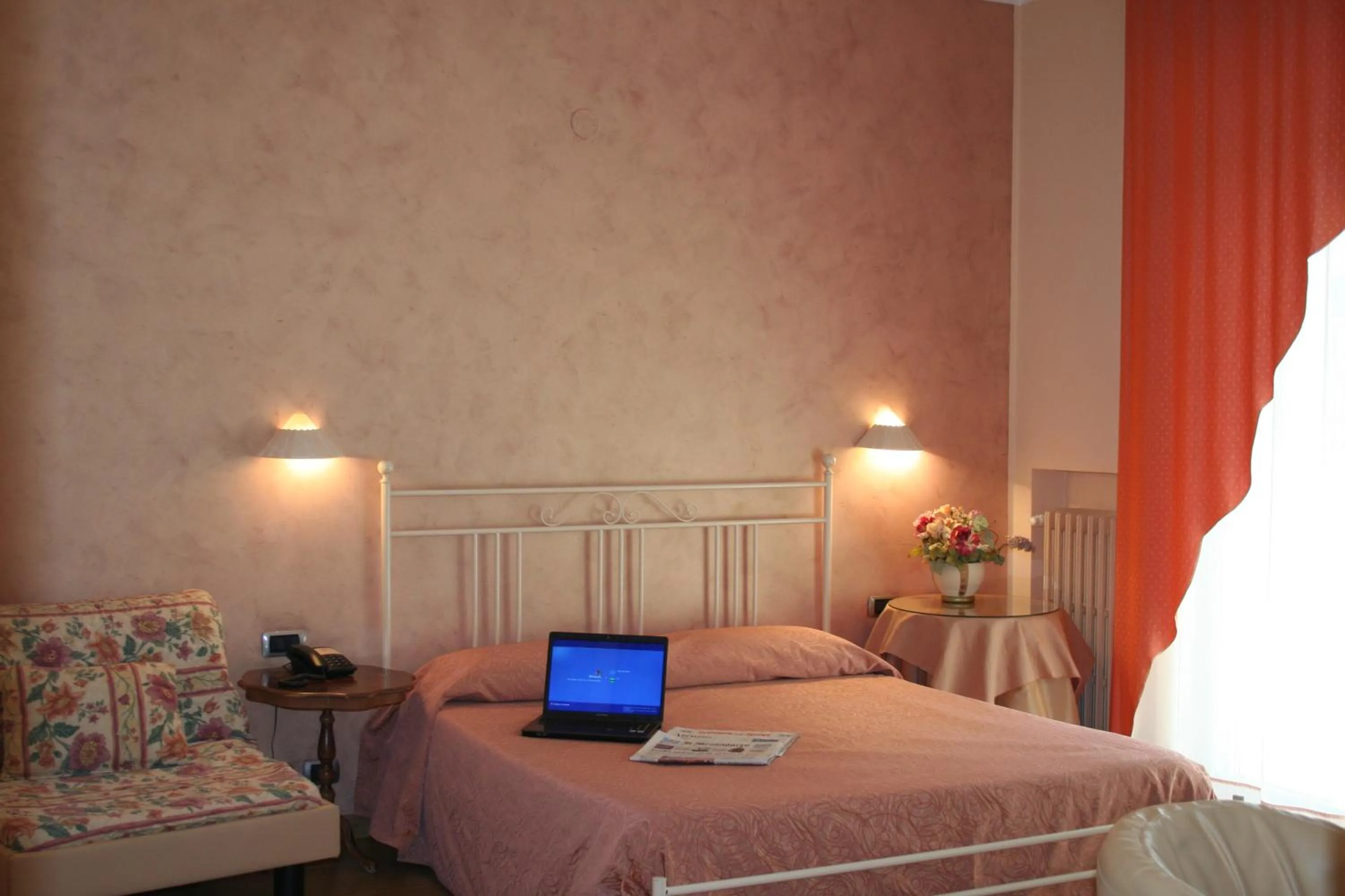 Bed in Hotel Diamante