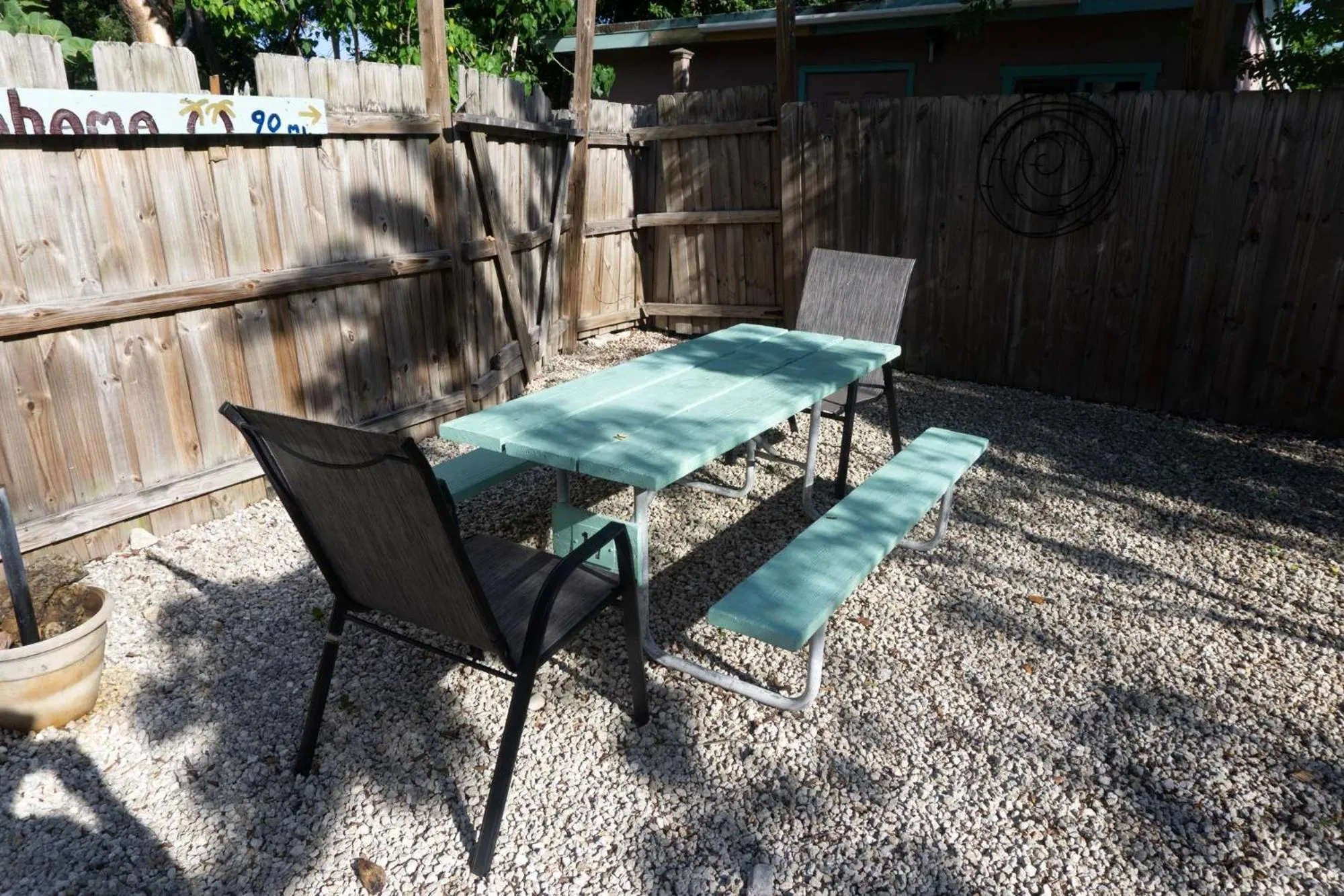 Patio in Key Largo Cottages