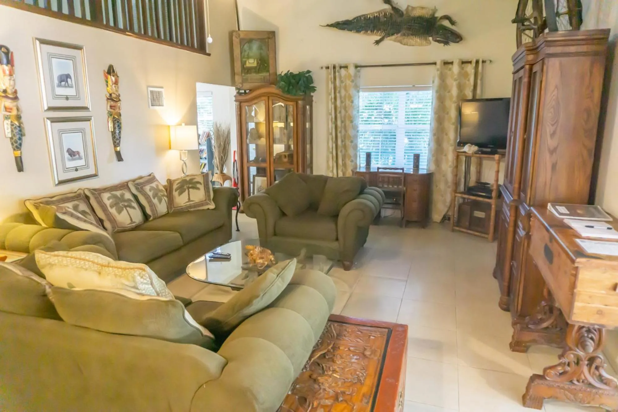 Living room in Key Largo Cottages