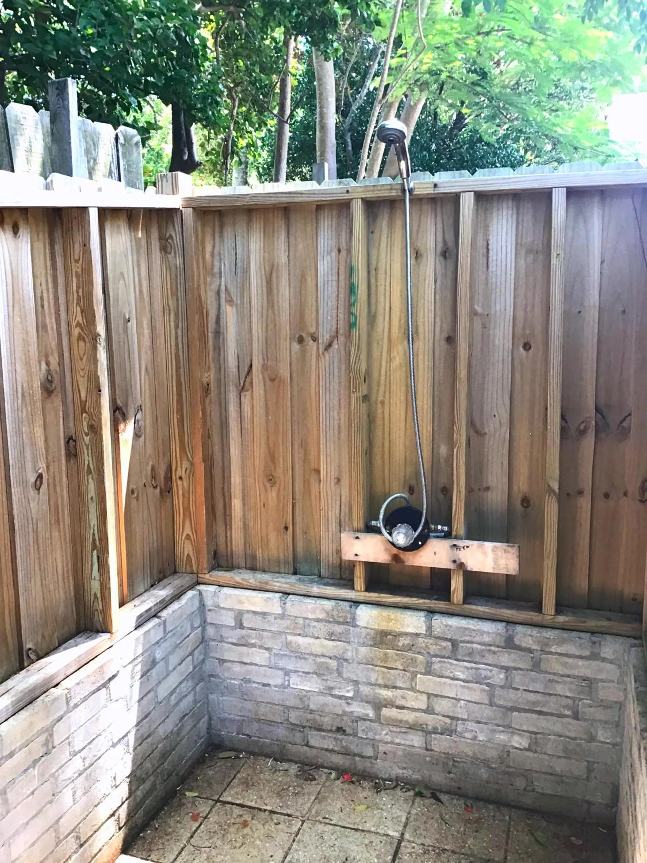 Shower in Key Largo Cottages