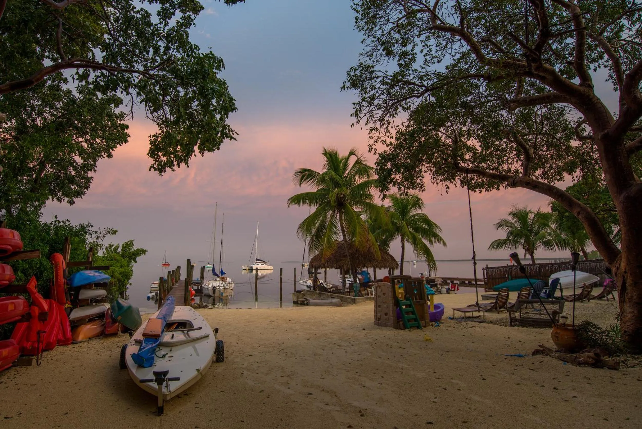 Beach in Key Largo Cottages