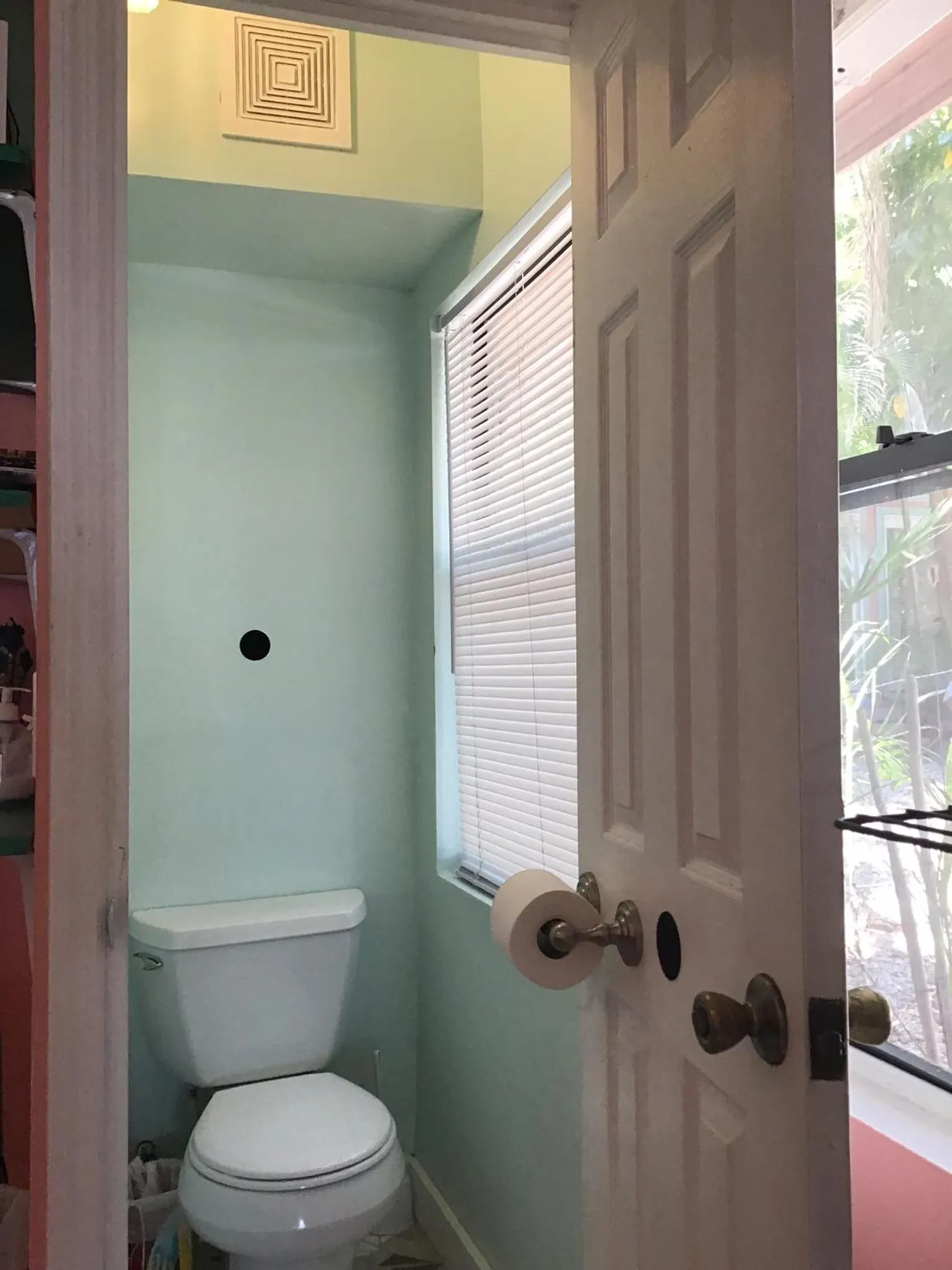 Toilet in Key Largo Cottages