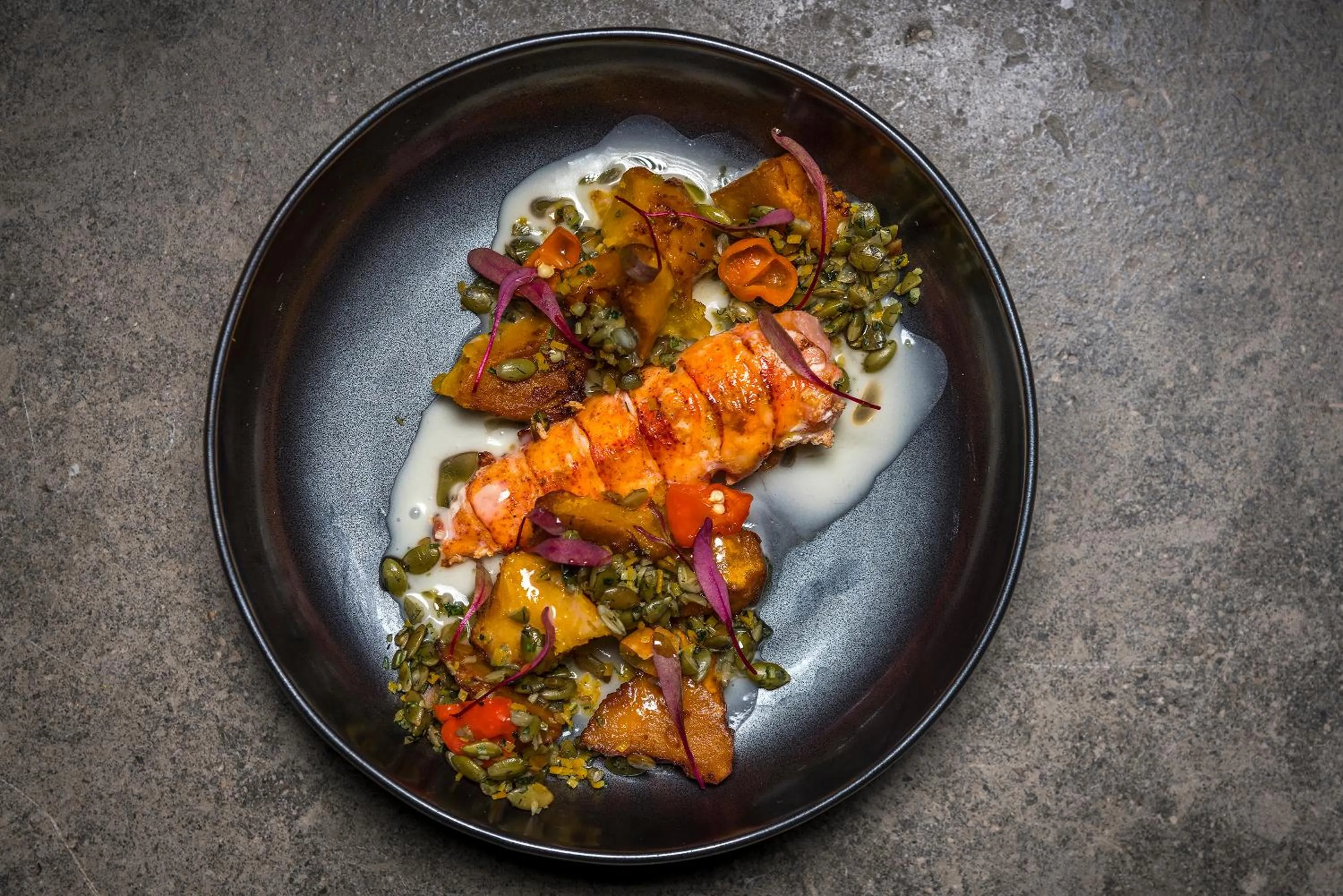 Food close-up in MADE Hotel