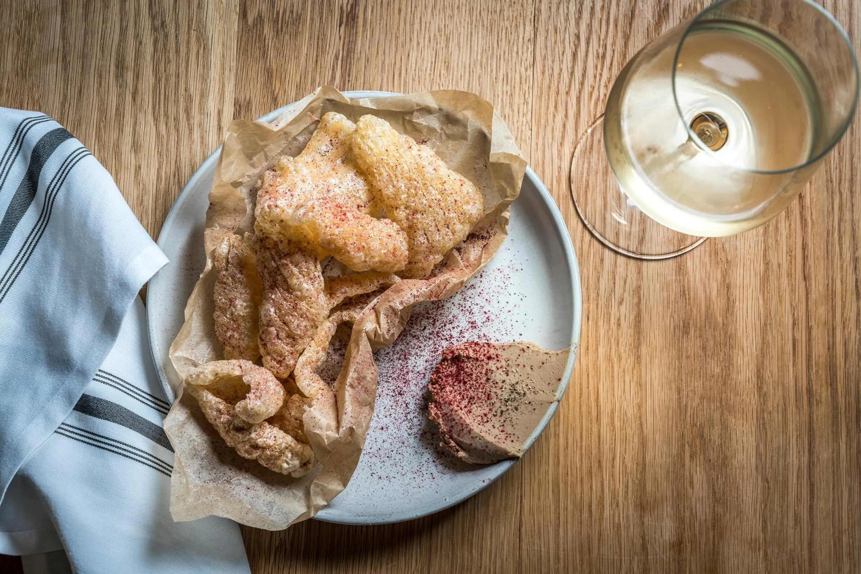 Food close-up in MADE Hotel