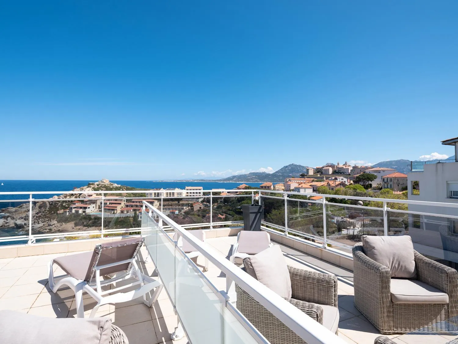 Balcony/Terrace in Hotel Revellata & Spa