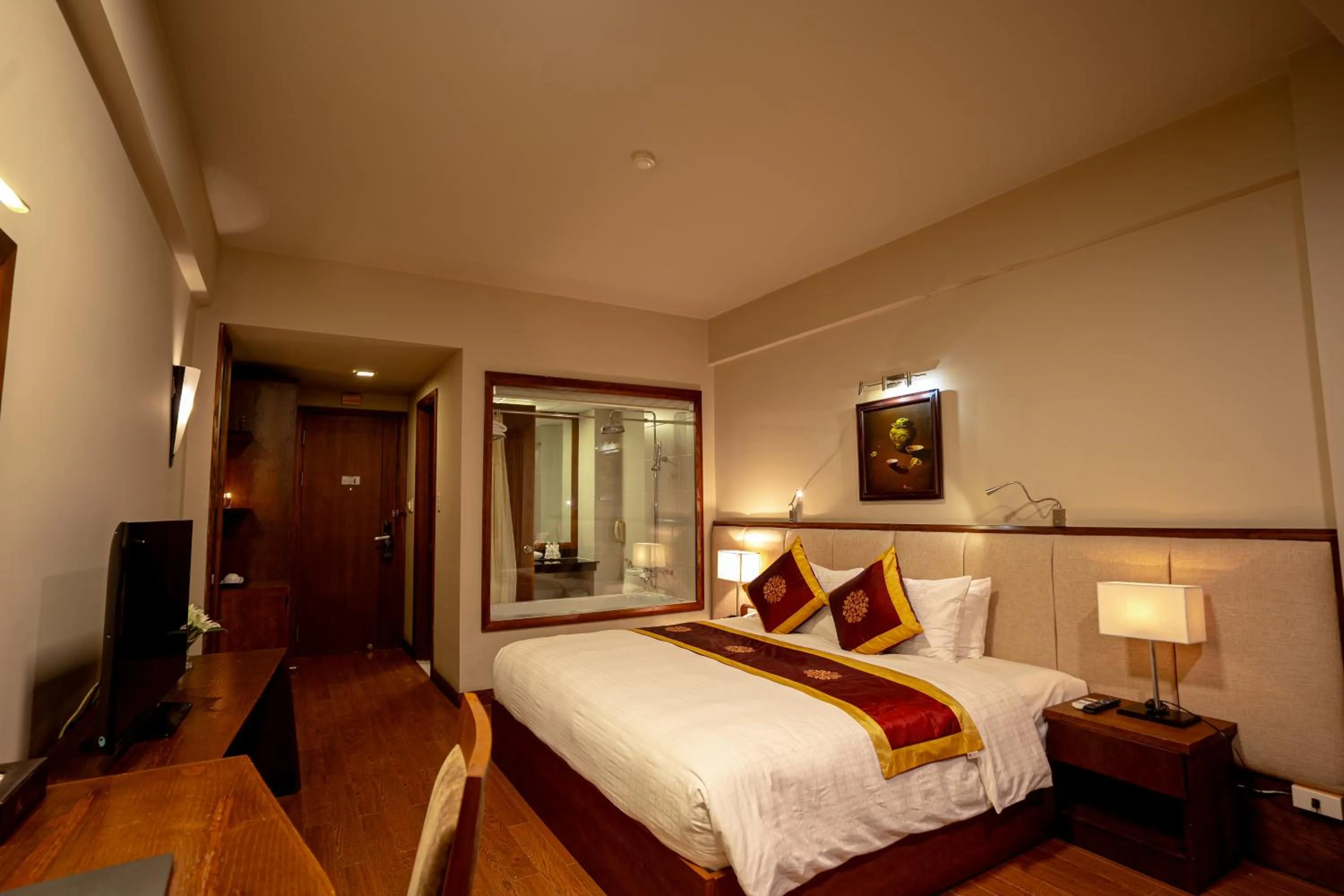 Bed in Asia Hotel Hue