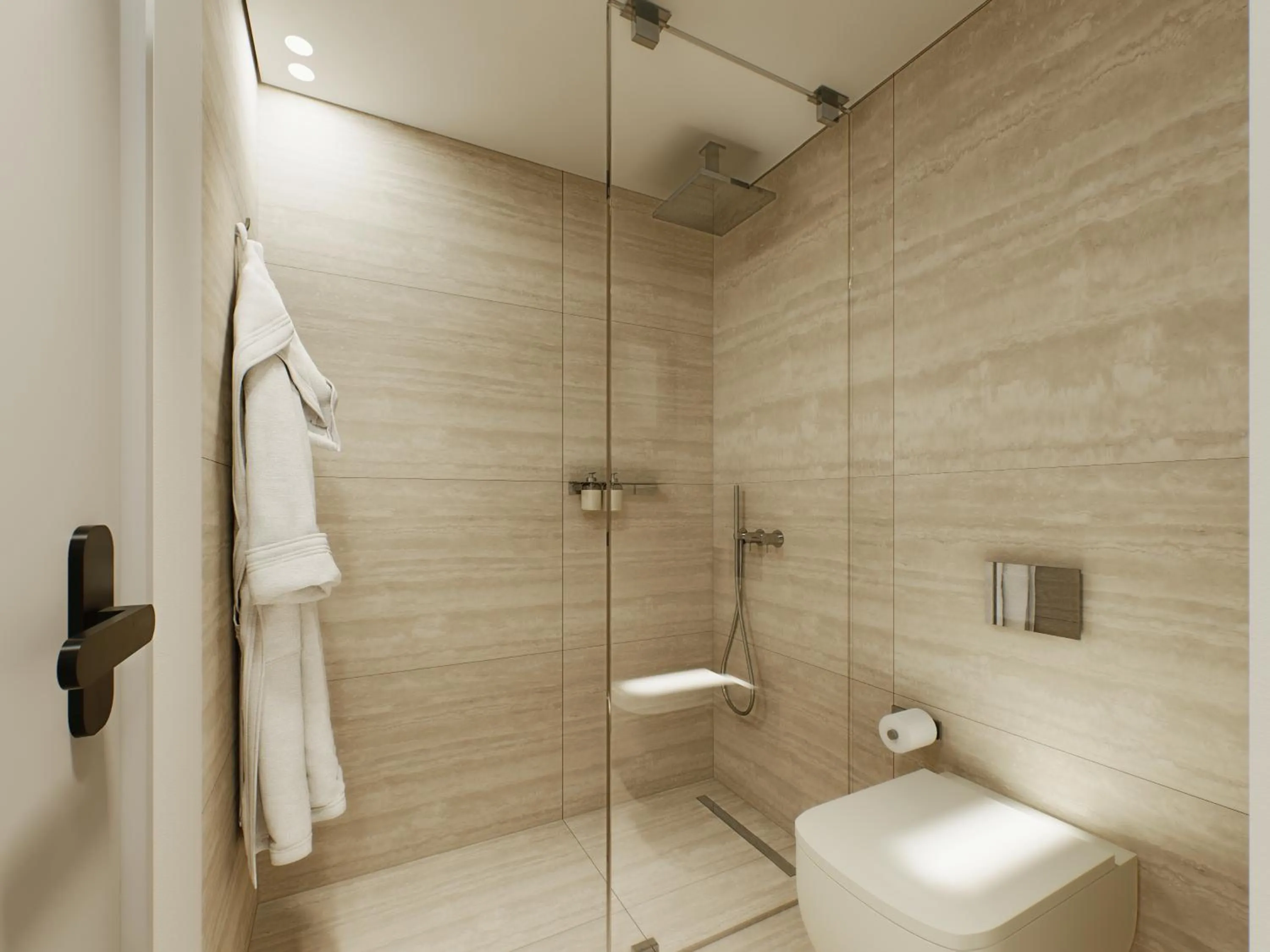 Shower in Diana Palace Hotel Zakynthos