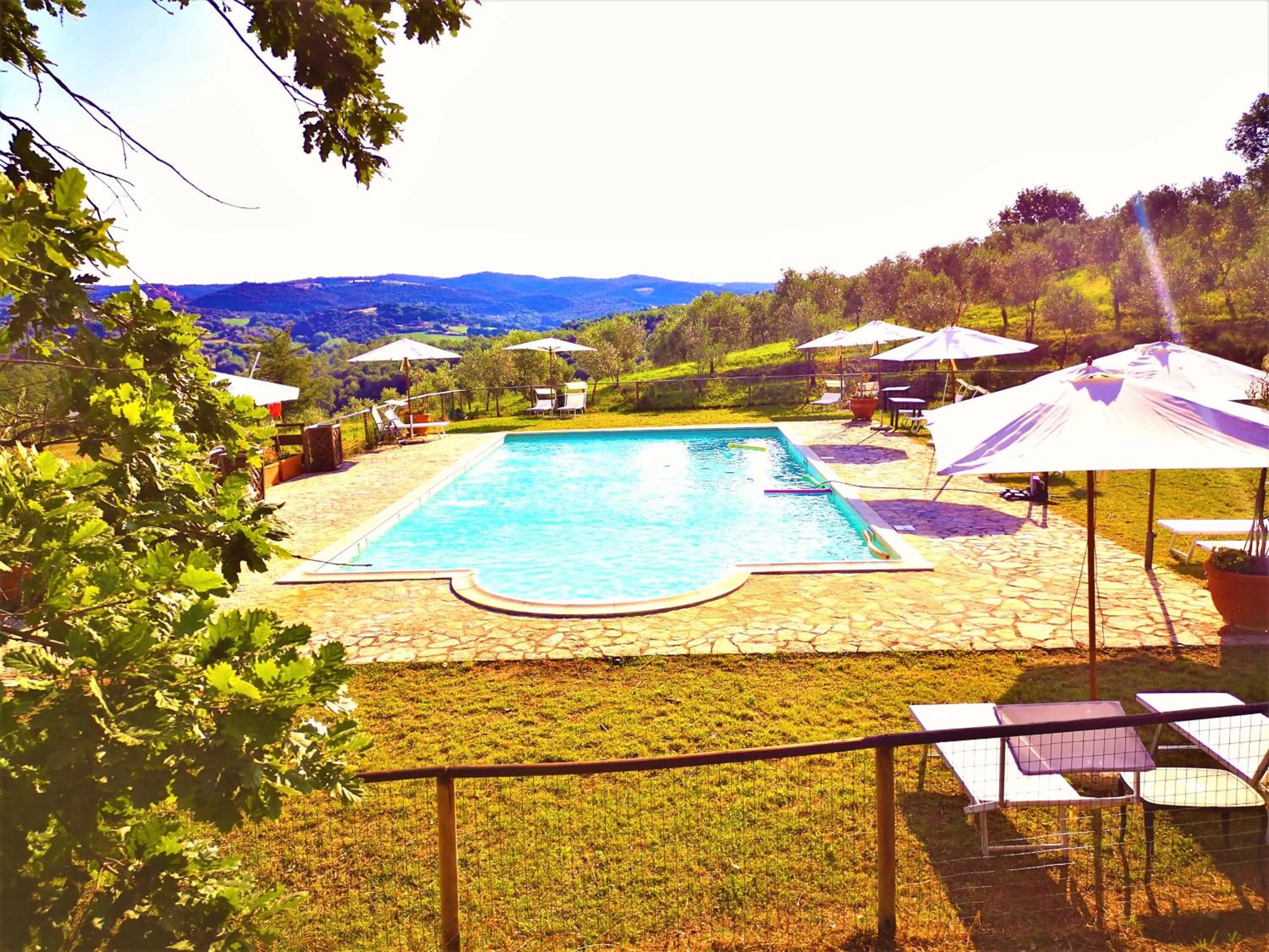Pool view in Locanda Vesuna Hotel Countryhouse