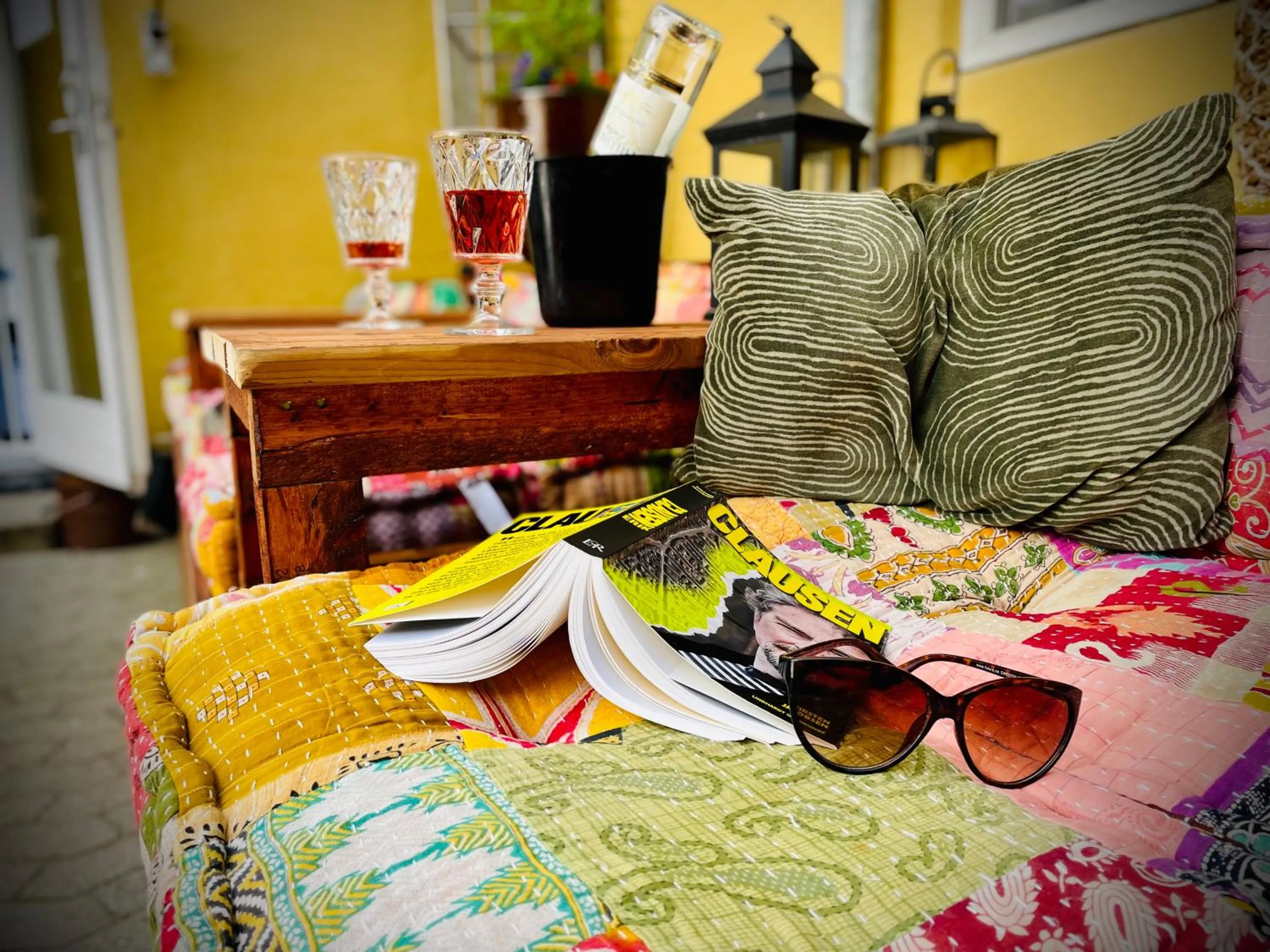 Patio in Hotel Gammel Havn