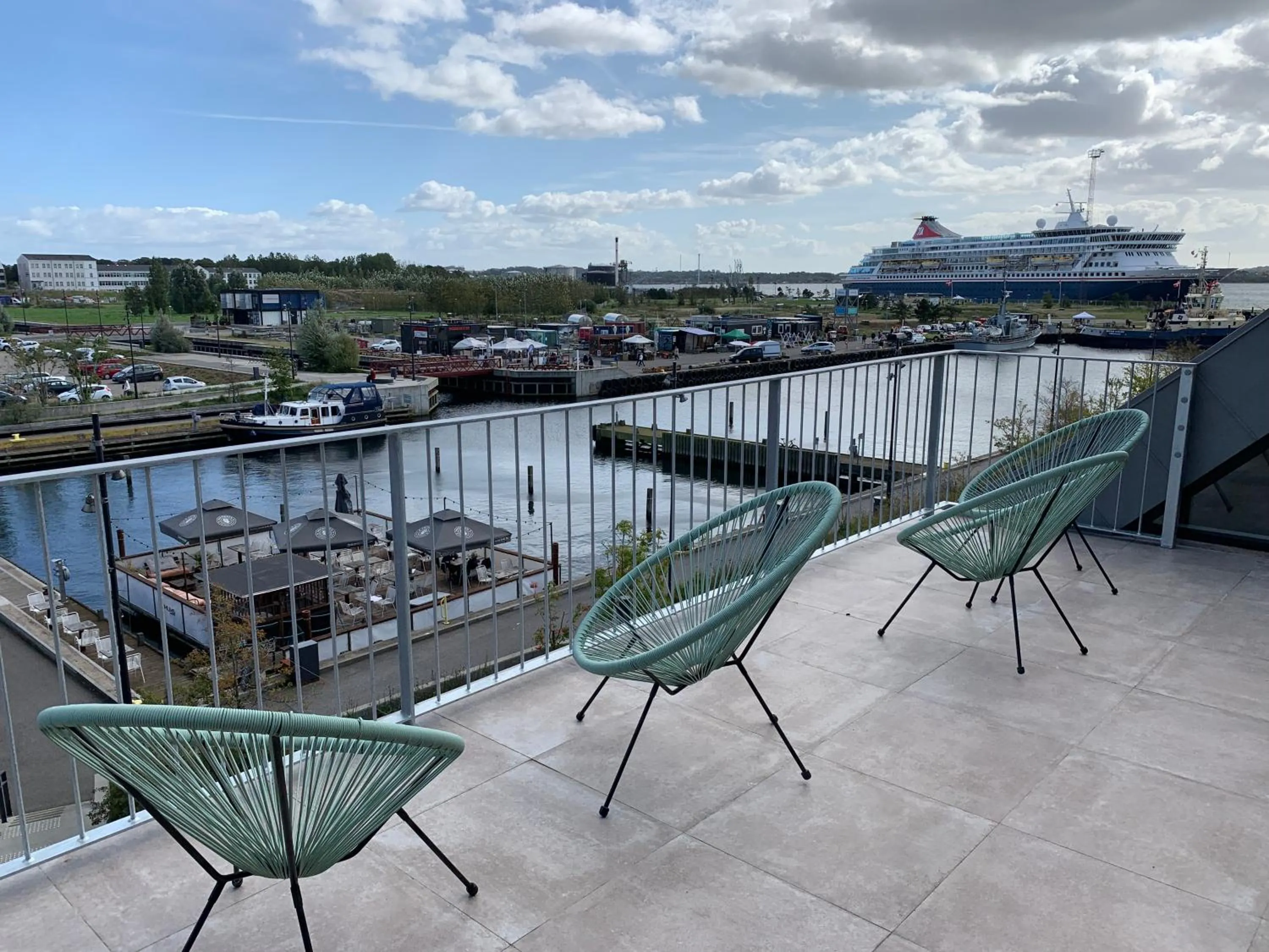 Balcony/Terrace in Hotel Gammel Havn