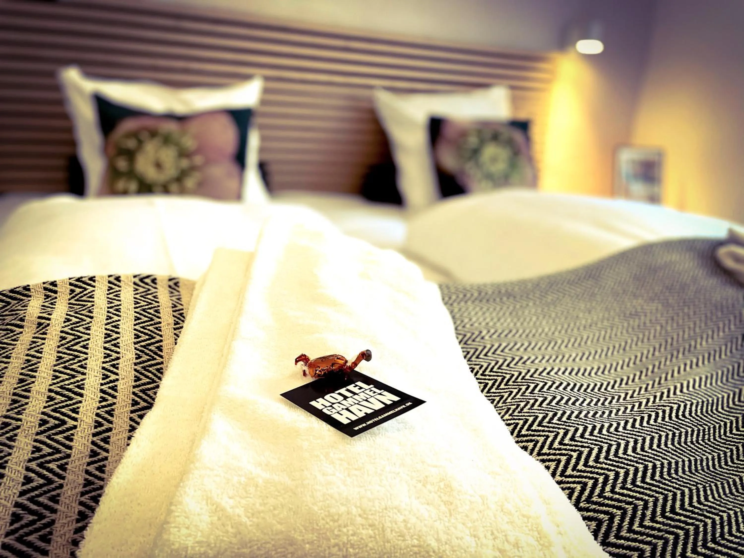 Bed in Hotel Gammel Havn