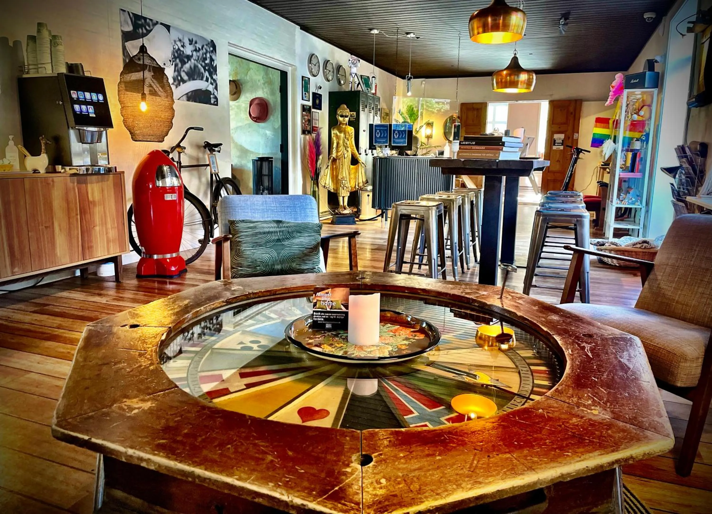 Lounge or bar in Hotel Gammel Havn