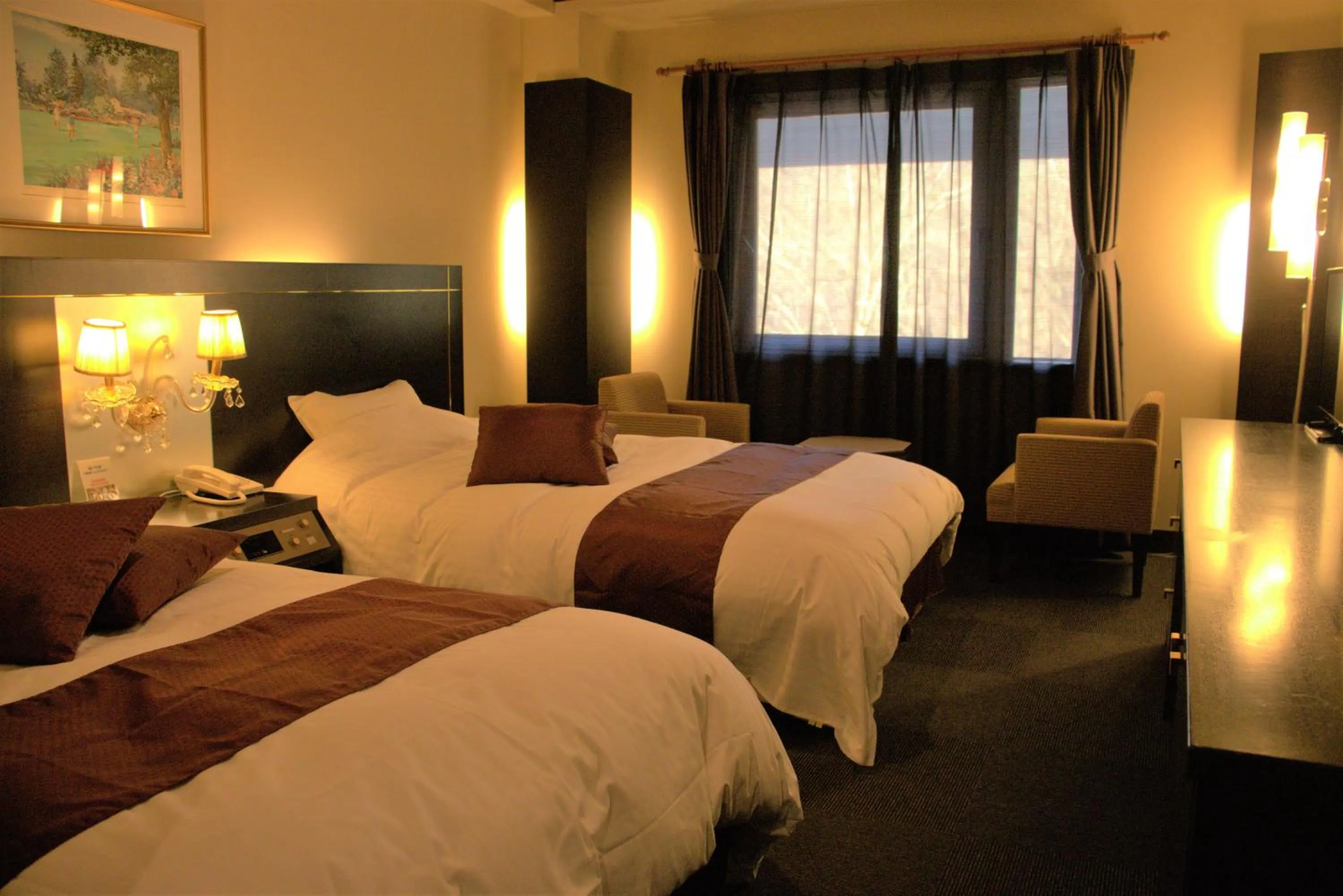 Bed in Forest Hotel Rochefort