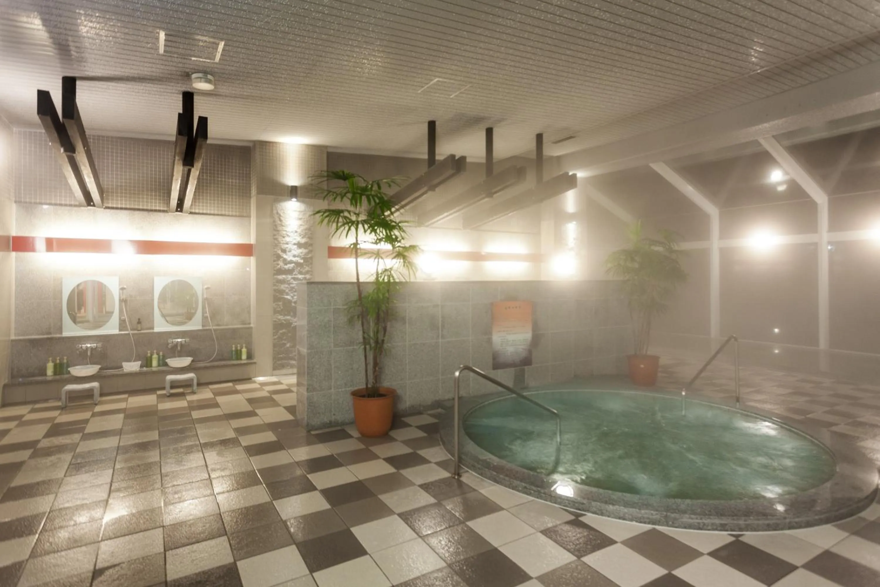 Hot Spring Bath in Forest Hotel Rochefort