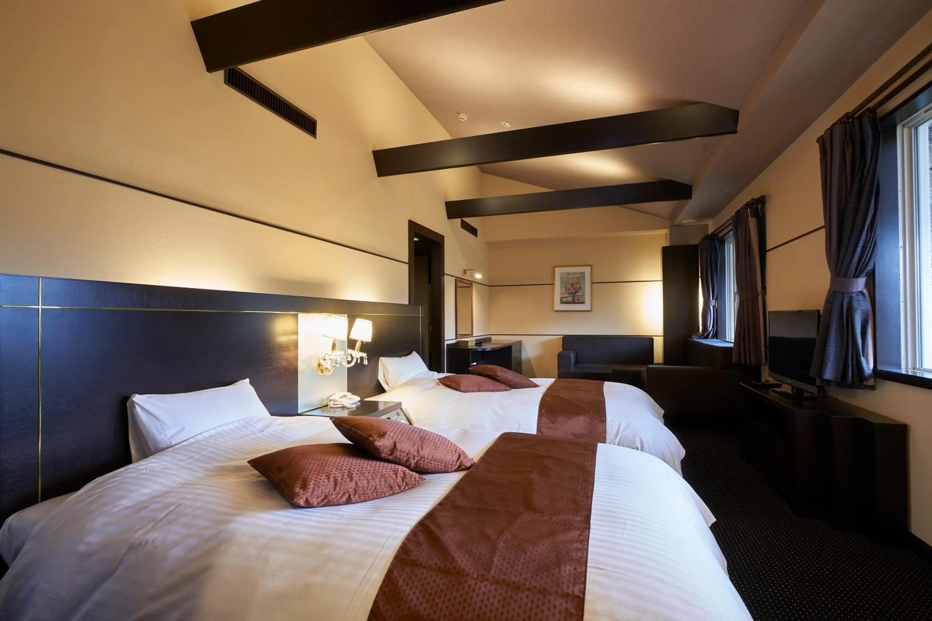 Bed in Forest Hotel Rochefort