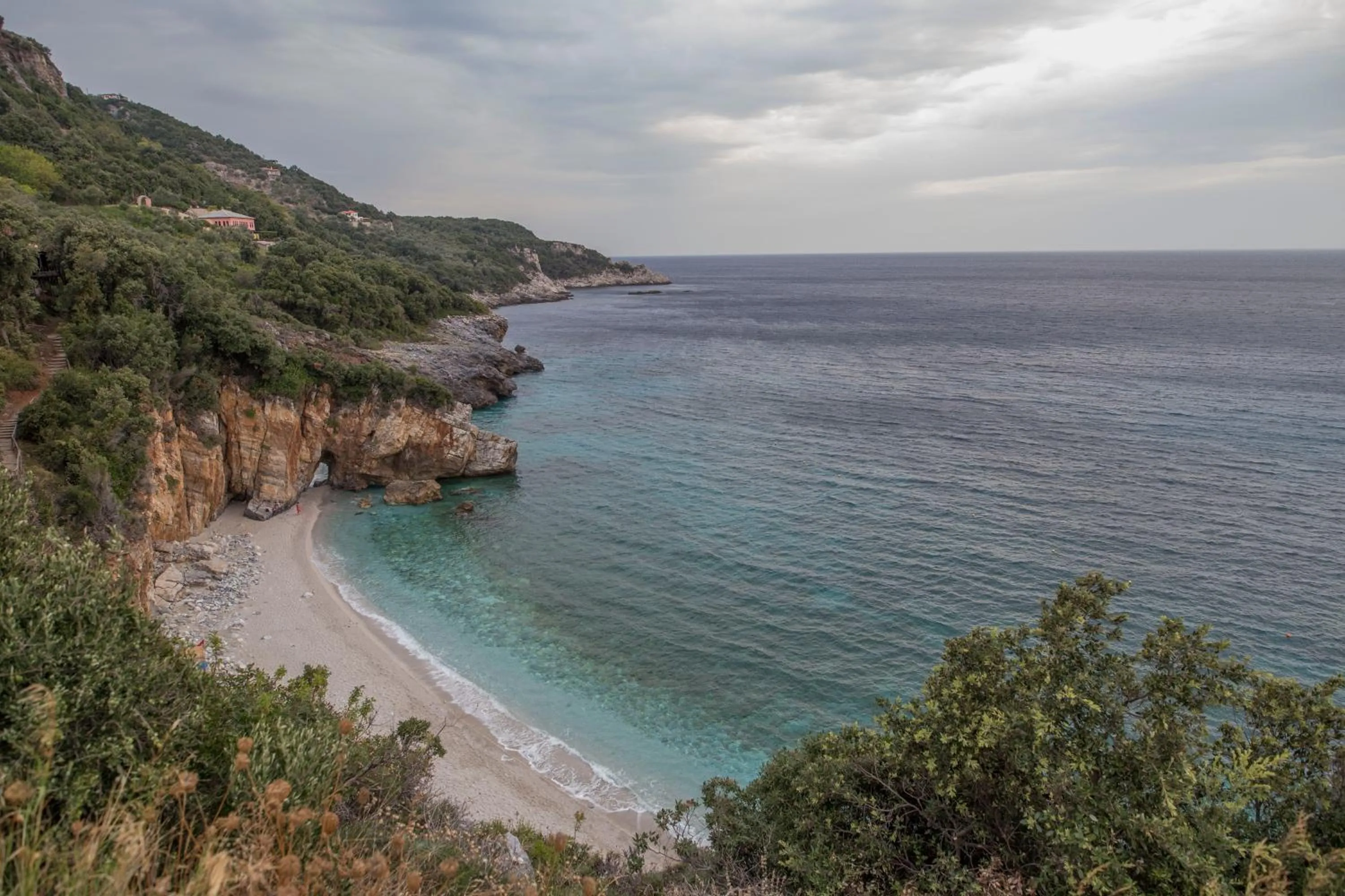 Beach in Pilio Sea Horizon Hotel