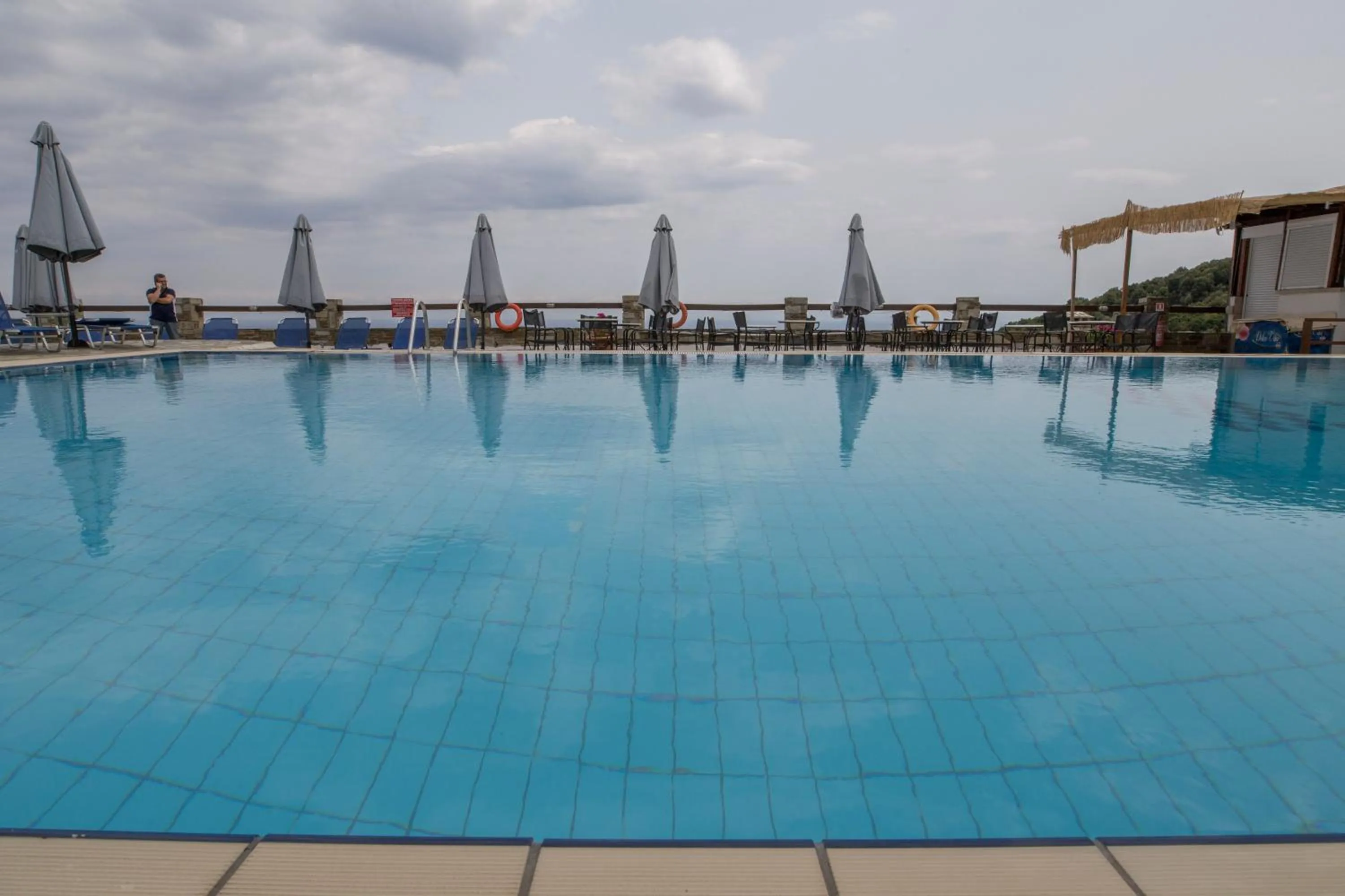 Swimming pool in Pilio Sea Horizon Hotel