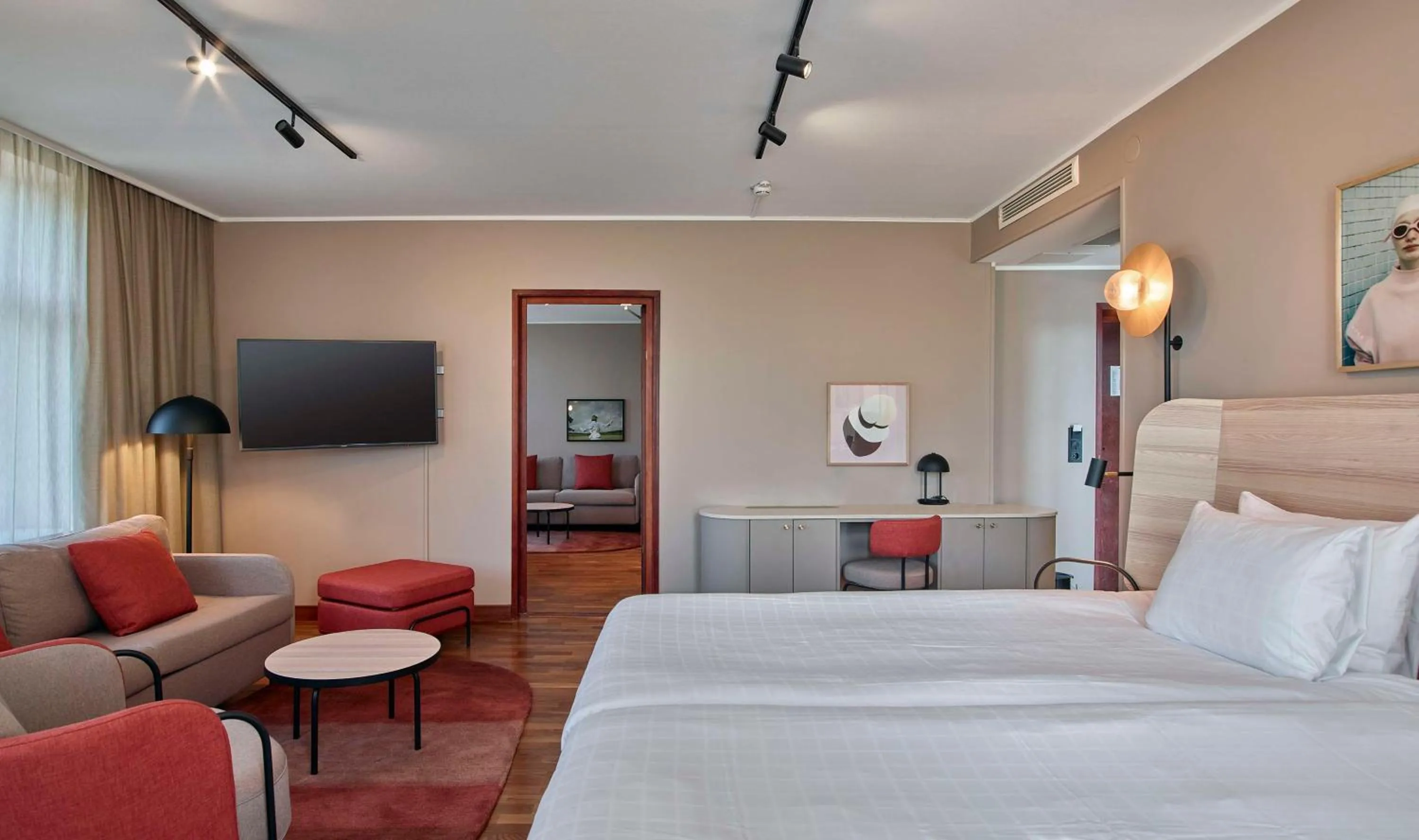 Bedroom, Bed in Scandic Strömmen