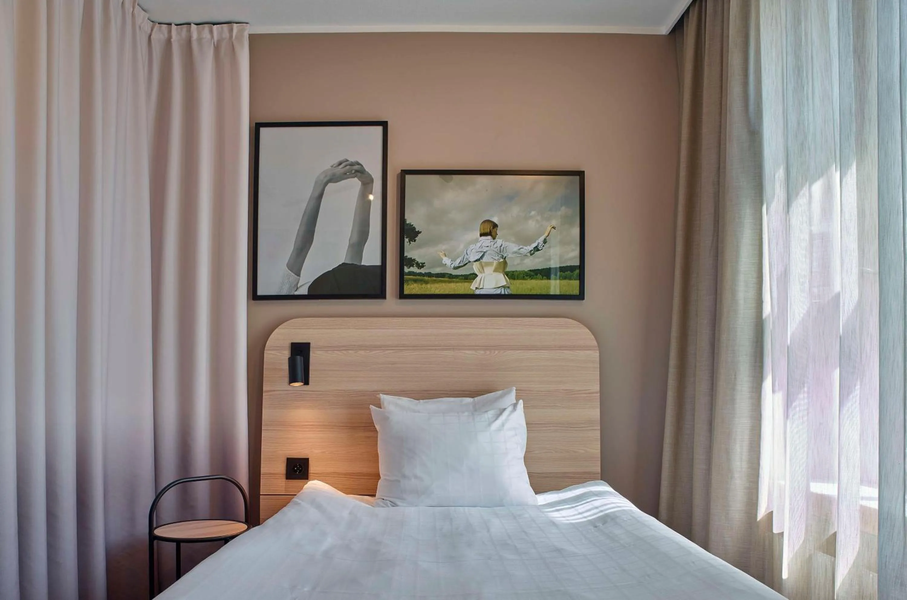 Bedroom, Bed in Scandic Strömmen