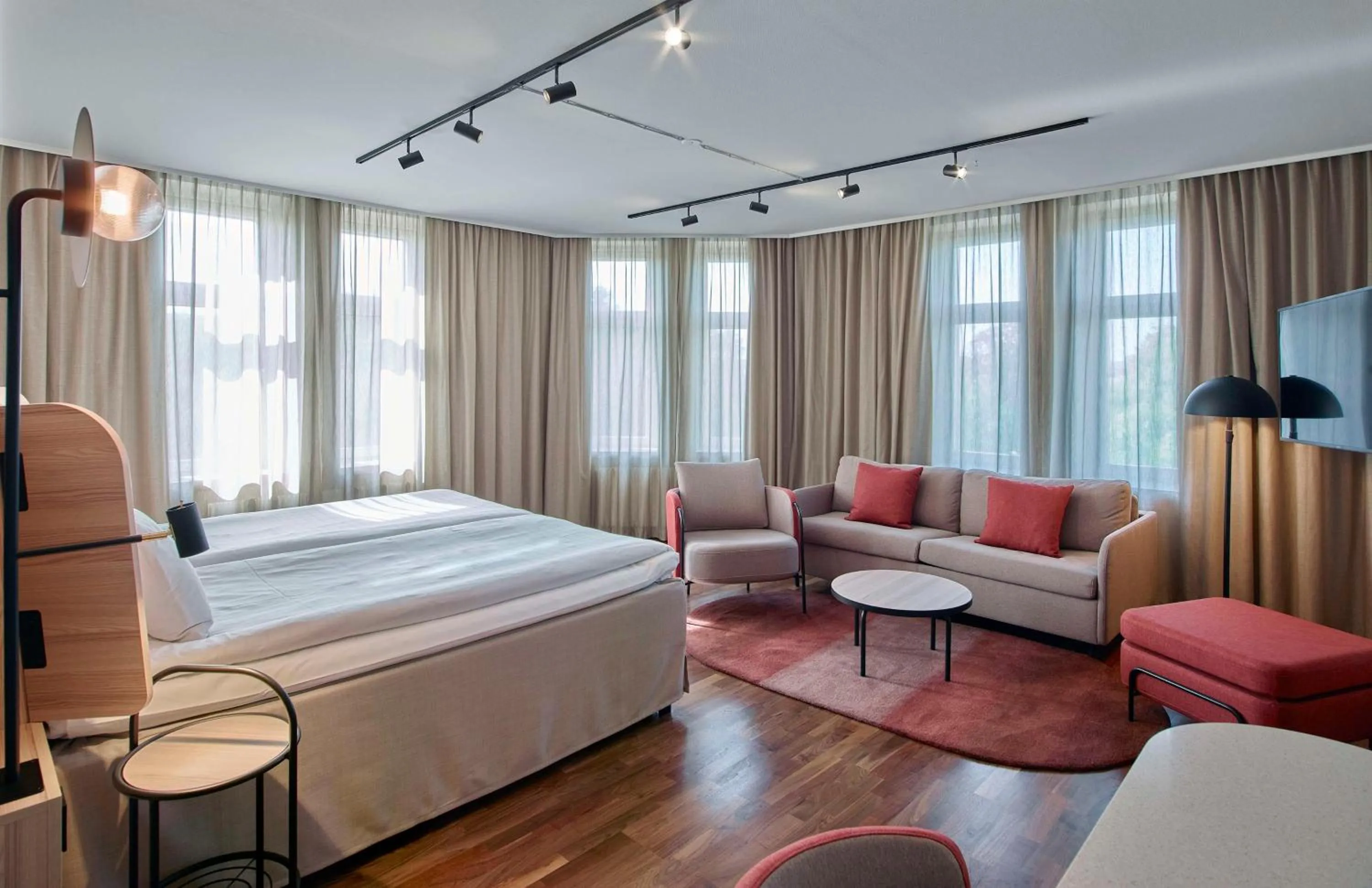 Bedroom, Bed in Scandic Strömmen