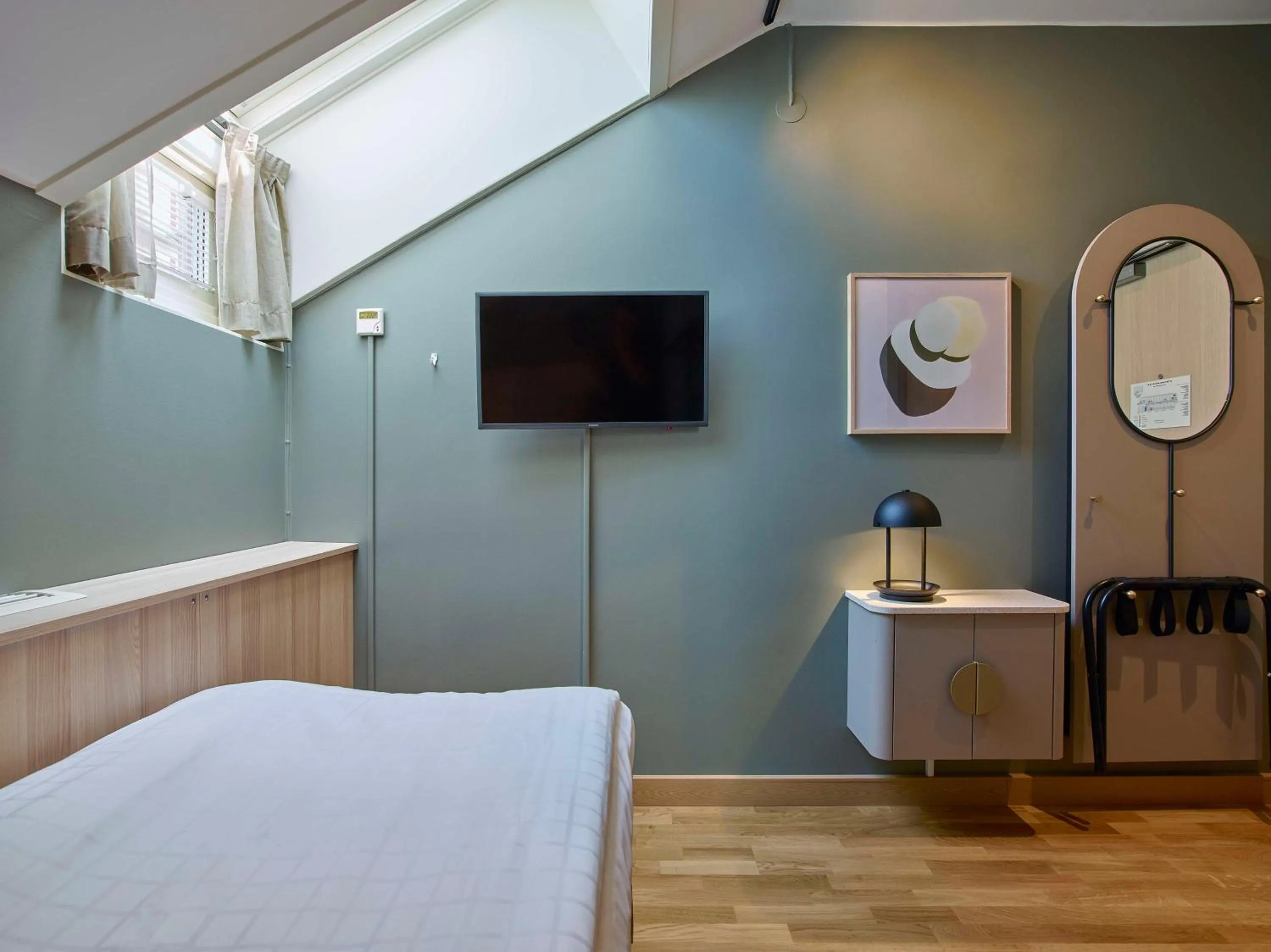 Bedroom, Bed in Scandic Strömmen