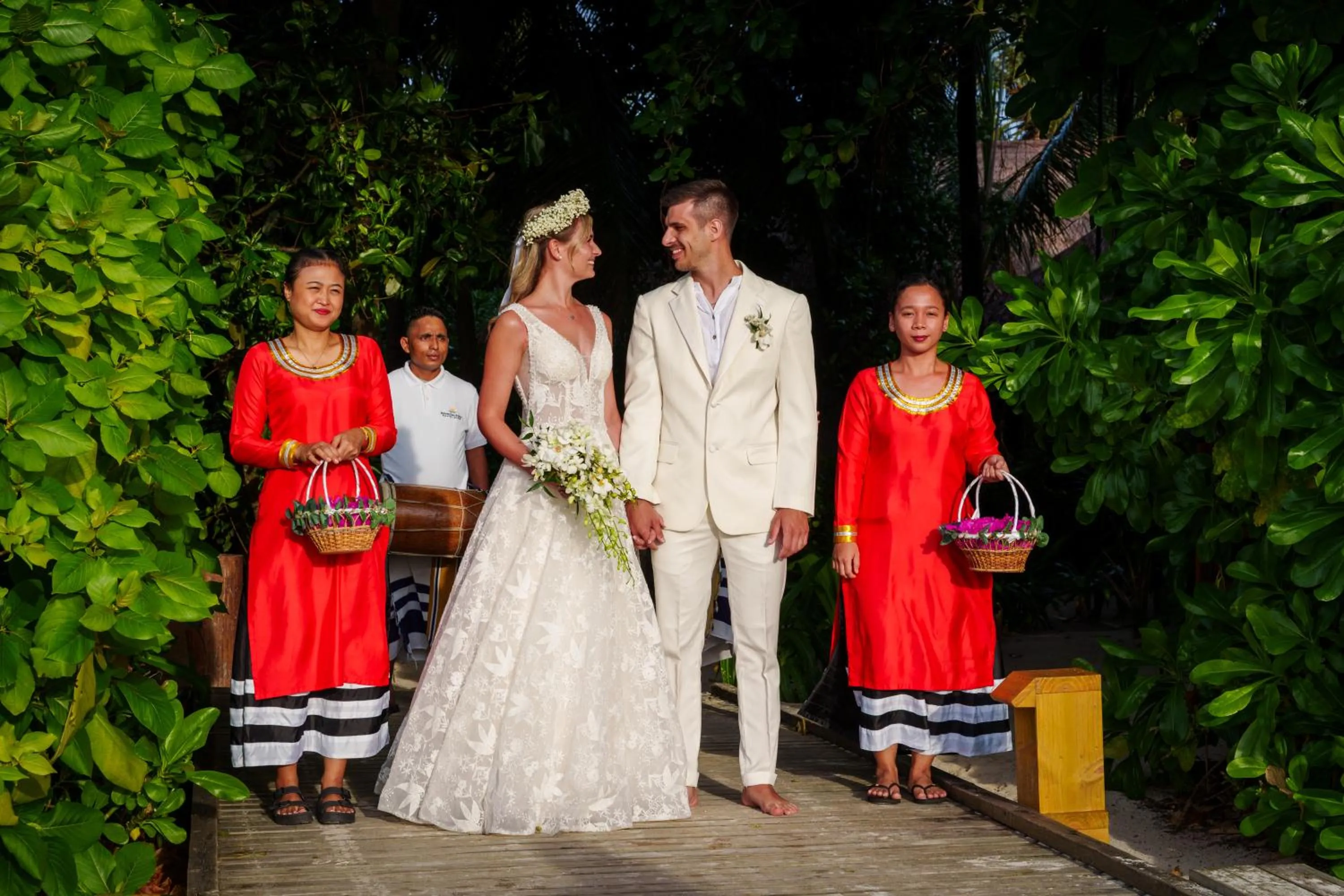 wedding in Reethi Faru Resort