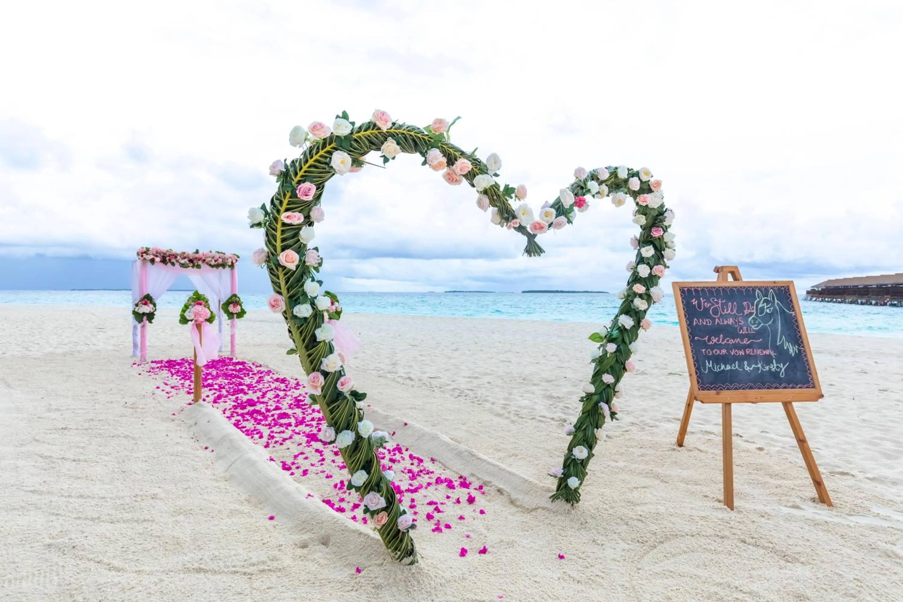 wedding in Reethi Faru Resort