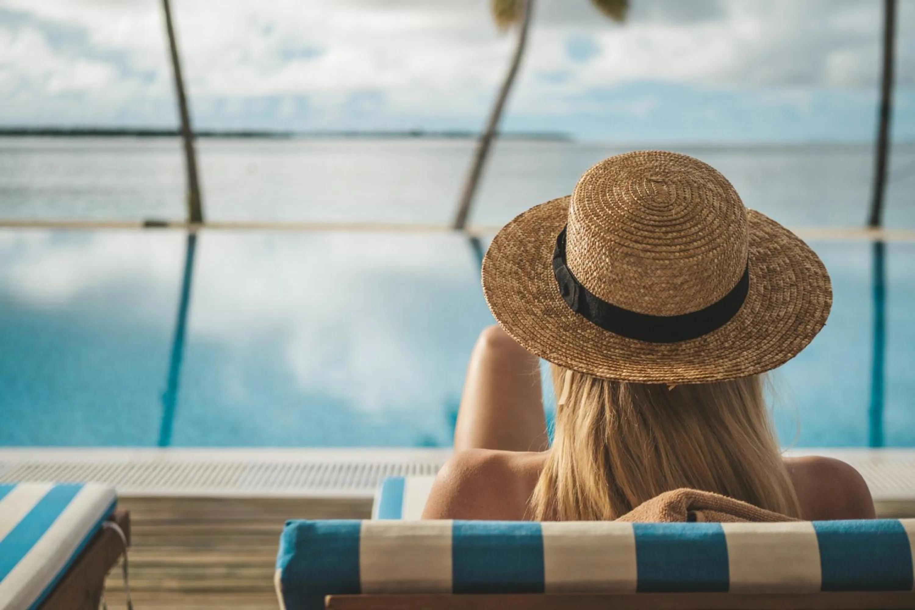 Swimming pool in Reethi Faru Resort - Stay 5 Nights or more Between Aug to Oct 2025 & Enjoy a Free Sunset Cruise