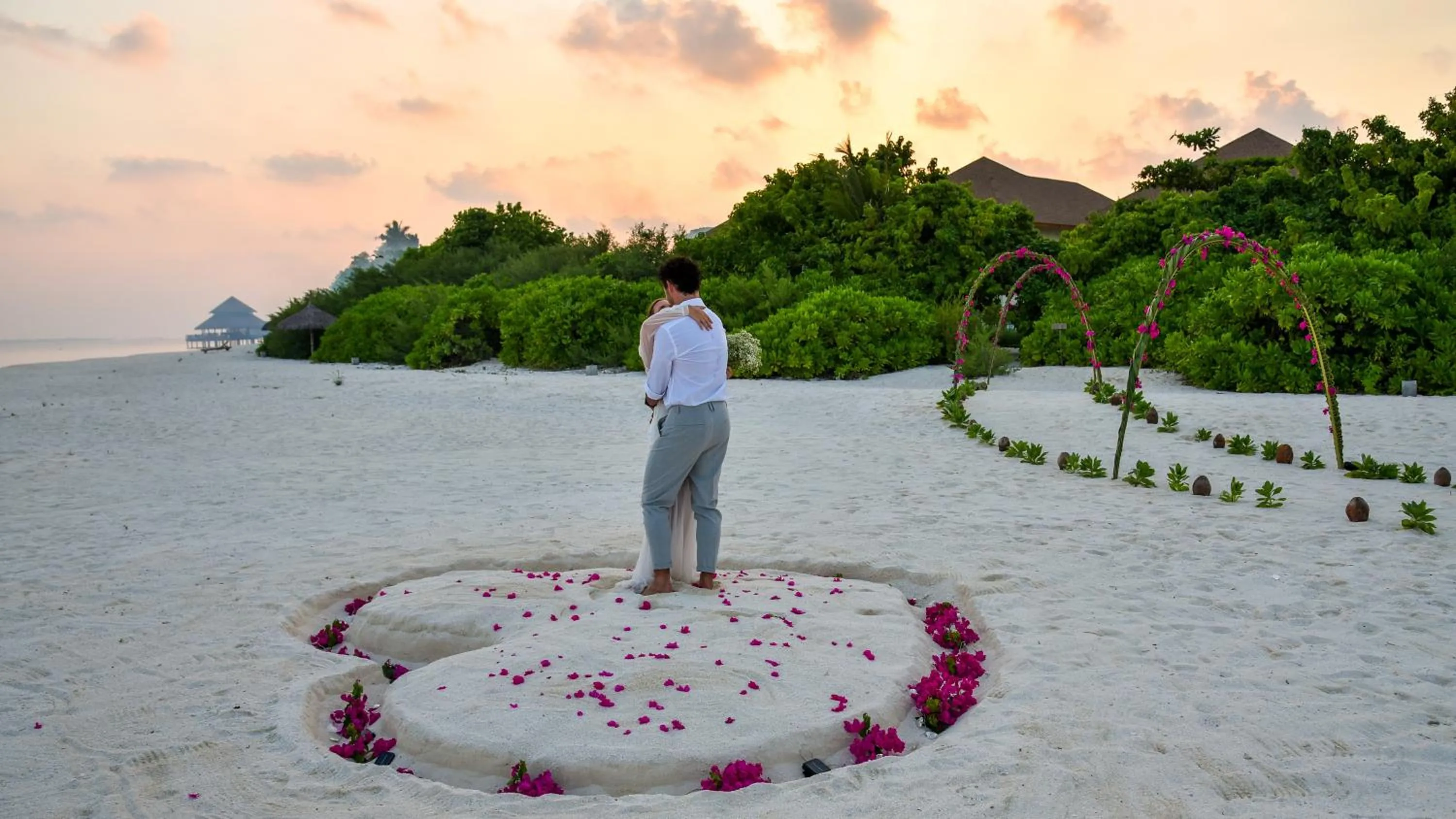 wedding in Reethi Faru Resort