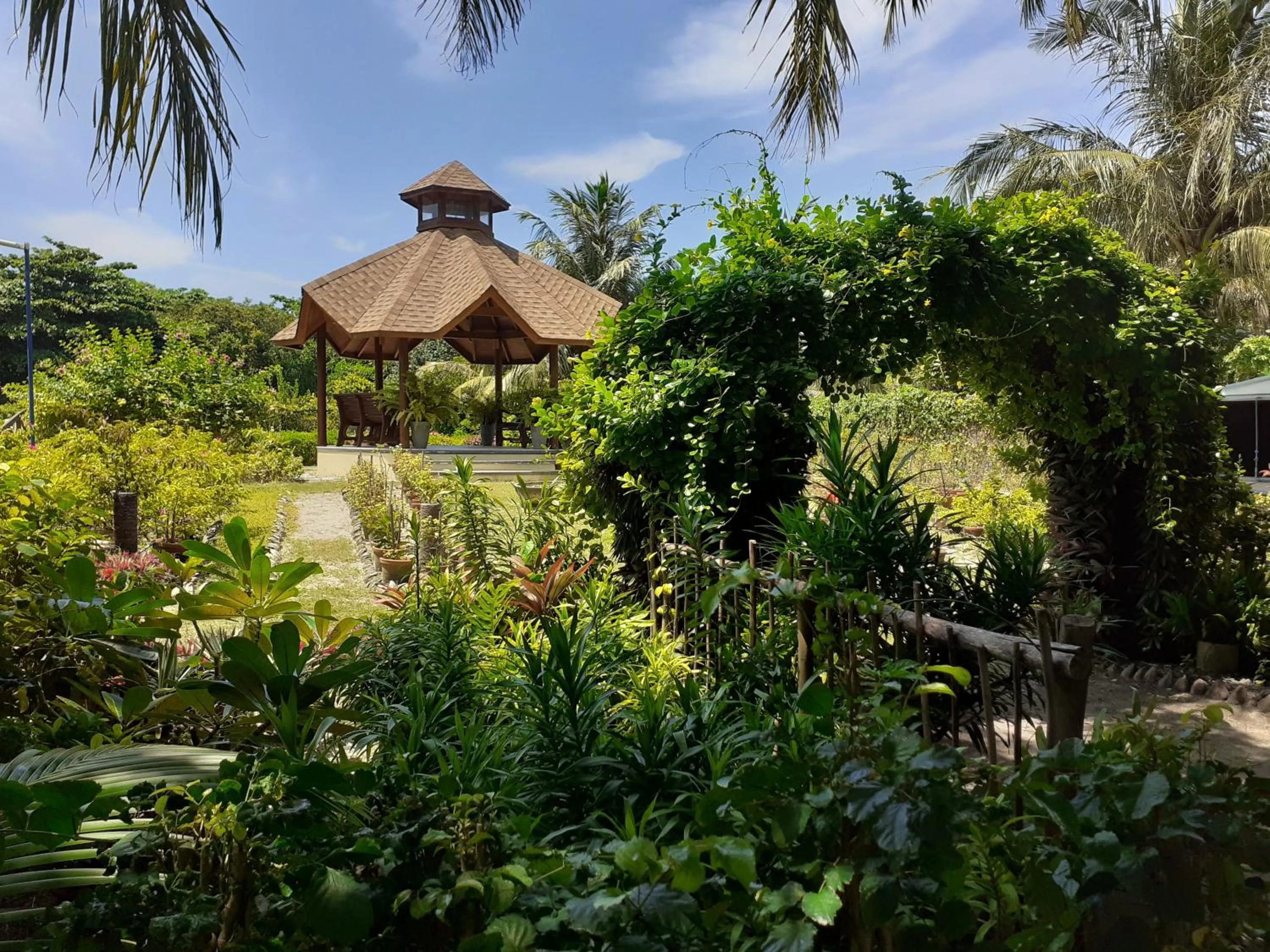 Garden in Reethi Faru Resort