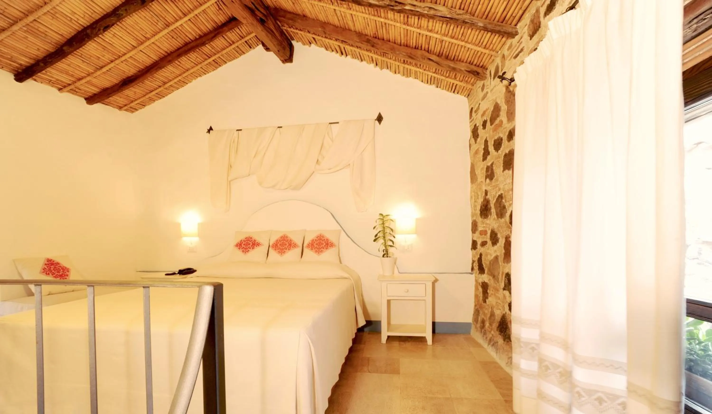 Bedroom, Bed in Albergo Diffuso Mannois