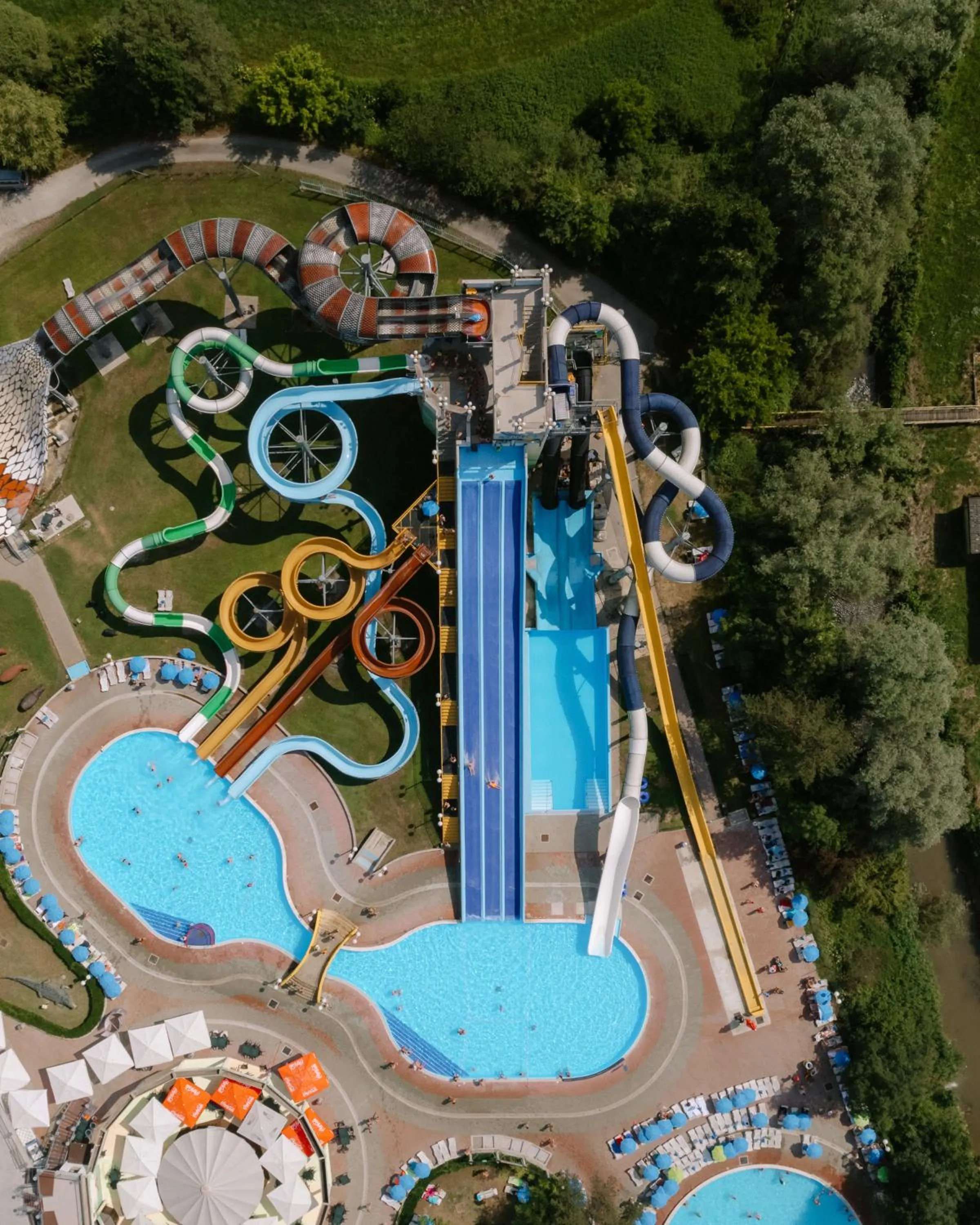 Swimming pool in Terme Olimia - Aparthotel Rosa