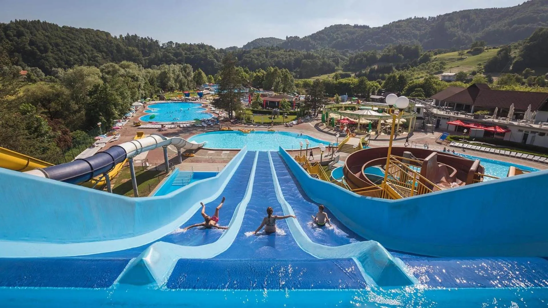 Swimming pool in Terme Olimia - Aparthotel Rosa