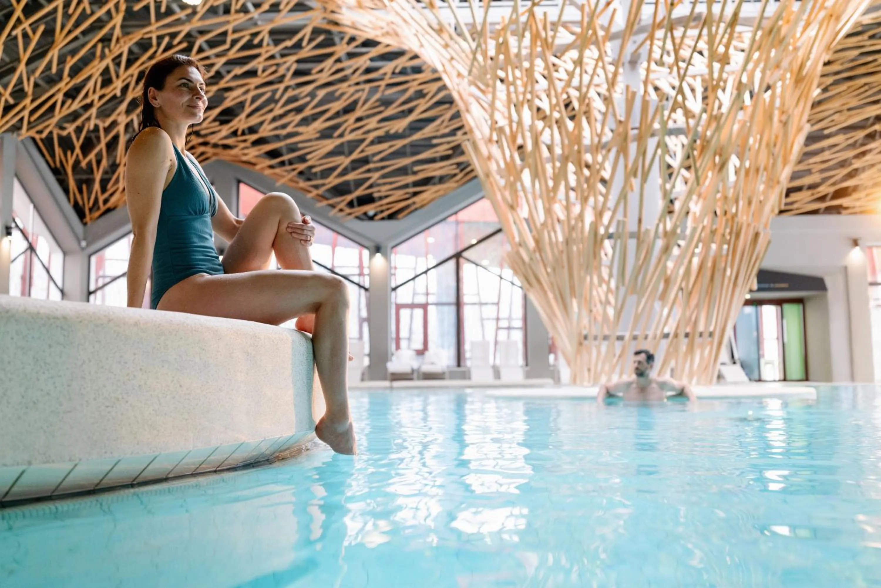 Swimming pool in Terme Olimia - Aparthotel Rosa