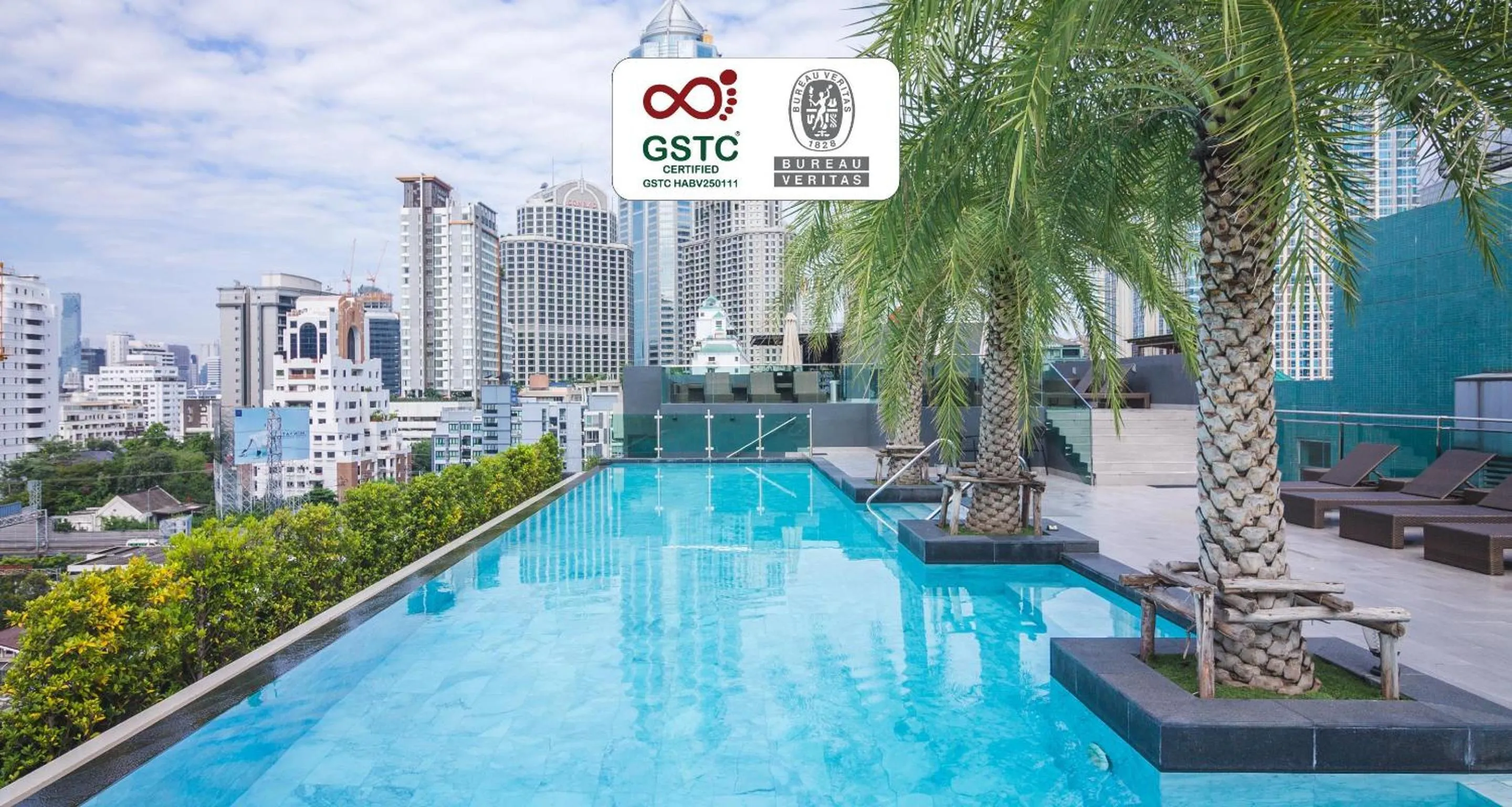 Pool view in SureStay Plus by Best Western Sukhumvit 2