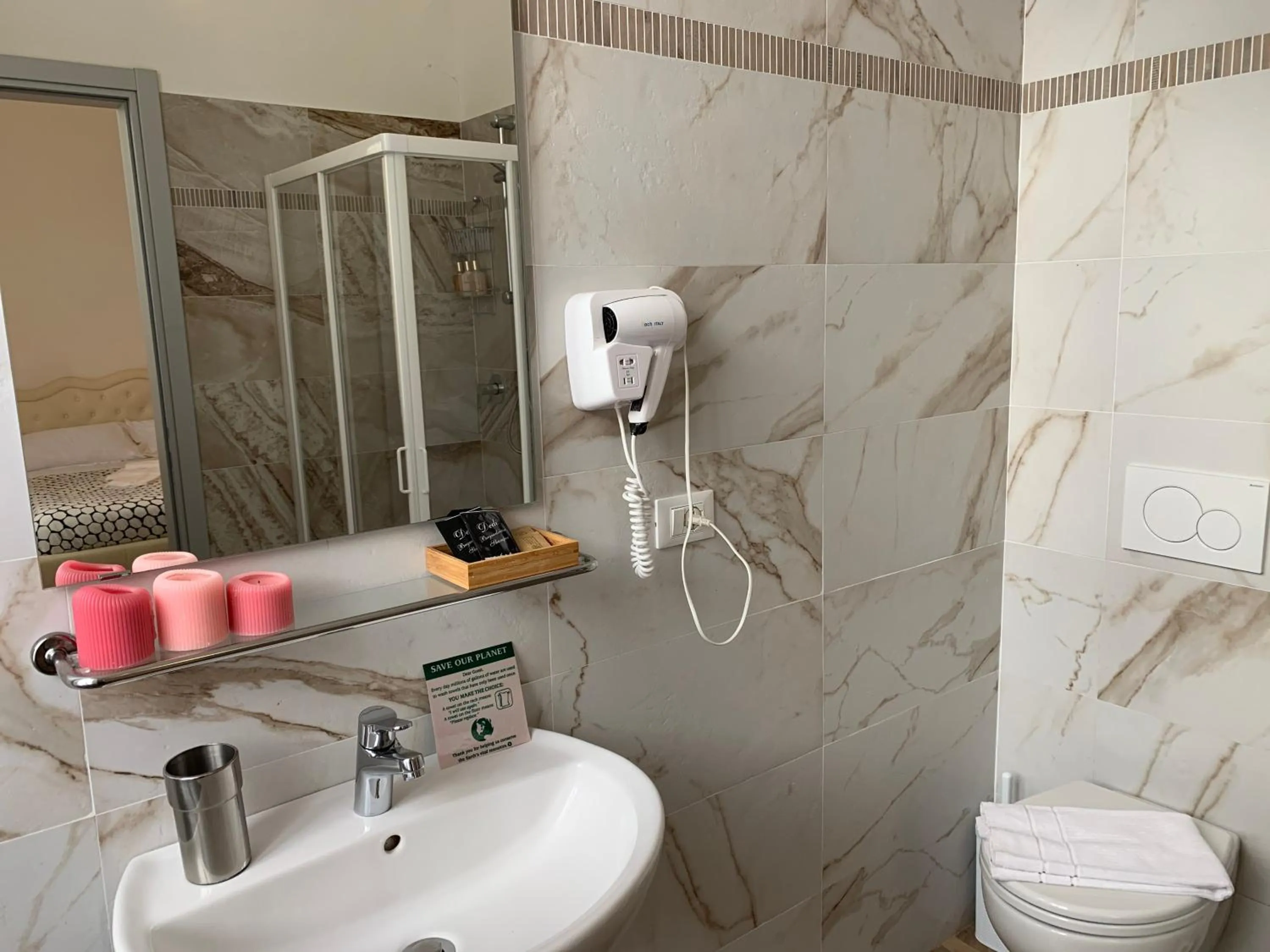 Bathroom in Affittacamere Il Borgo