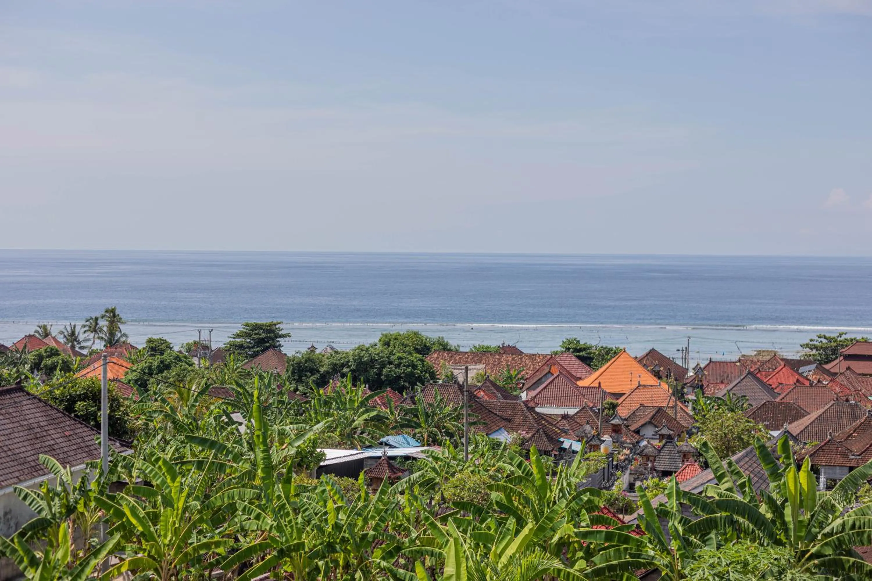 Sea view in Kabeh Jati Garden Villa & Restaurant