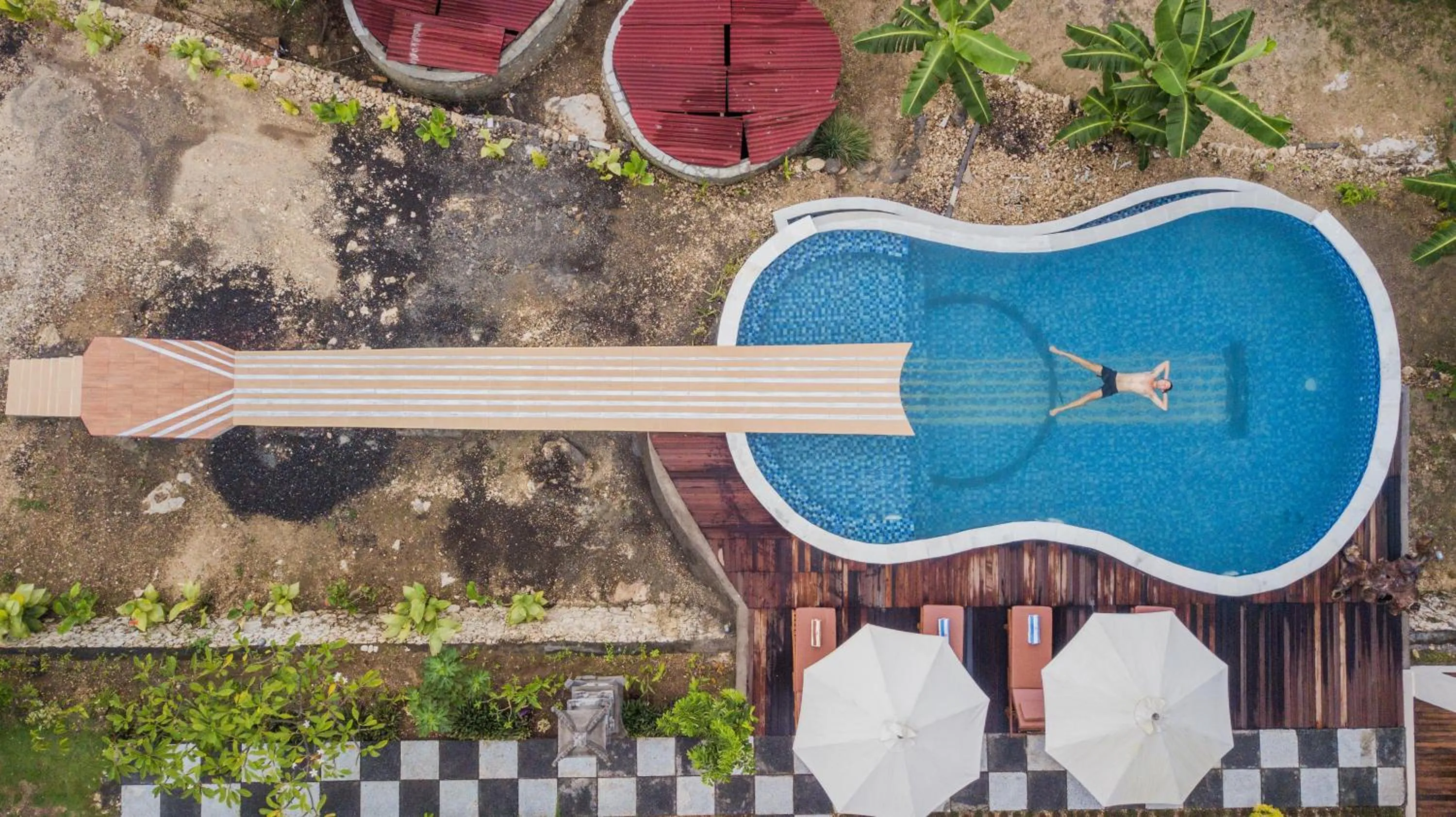 Bird's eye view in Kabeh Jati Garden Villa & Restaurant