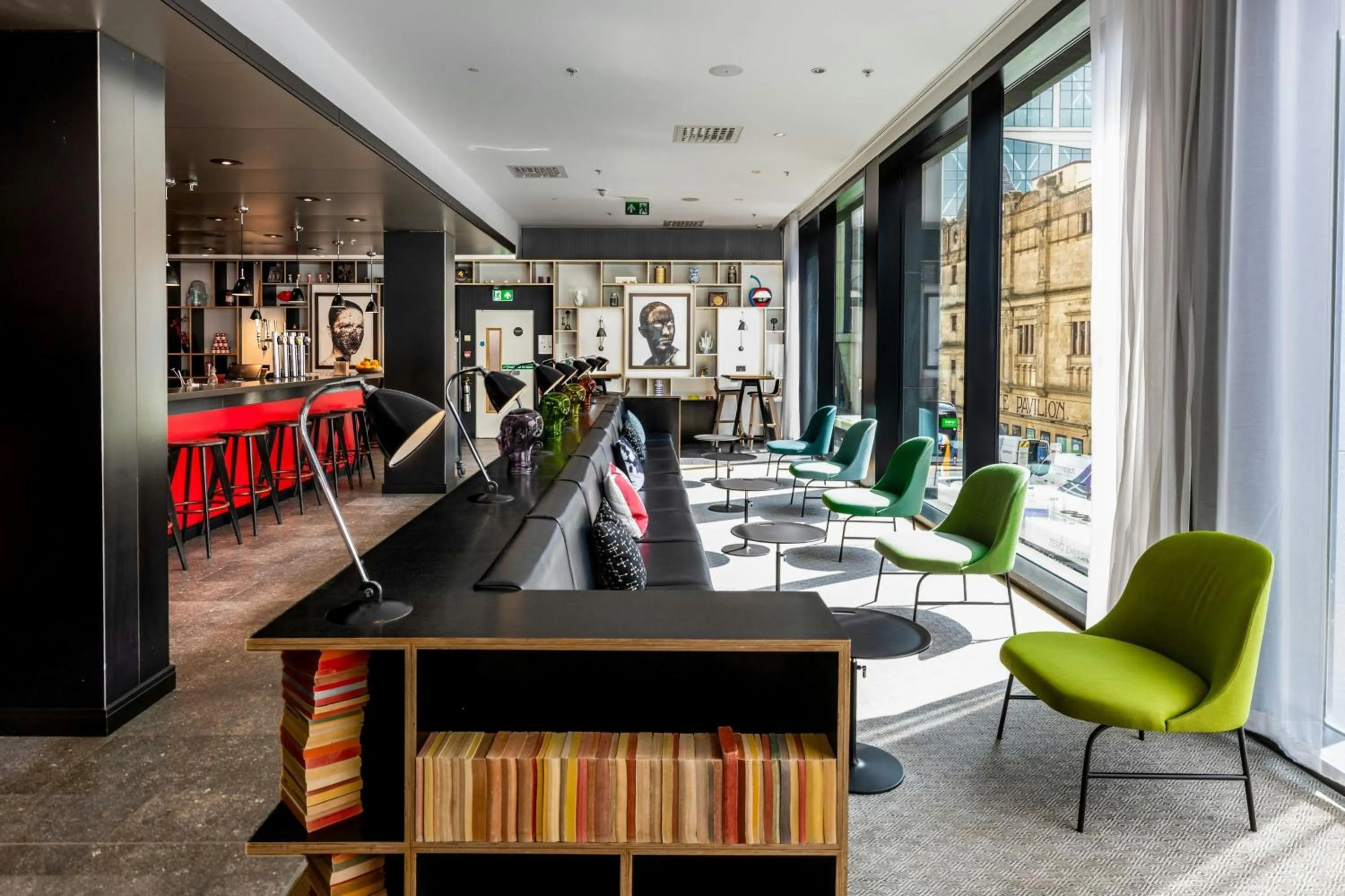 Lobby or reception in citizenM Glasgow