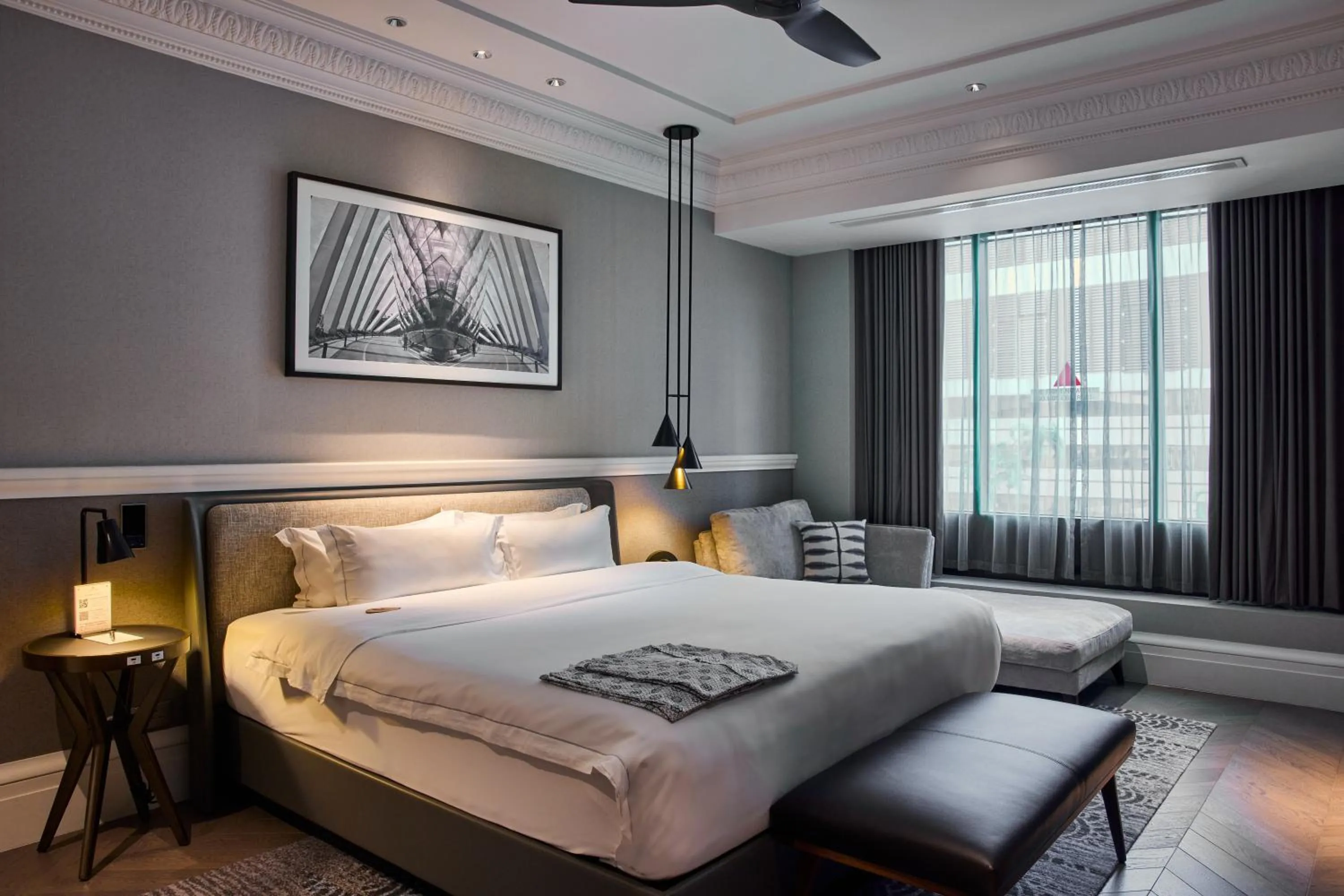 Bedroom, Bed in Grand Park City Hall