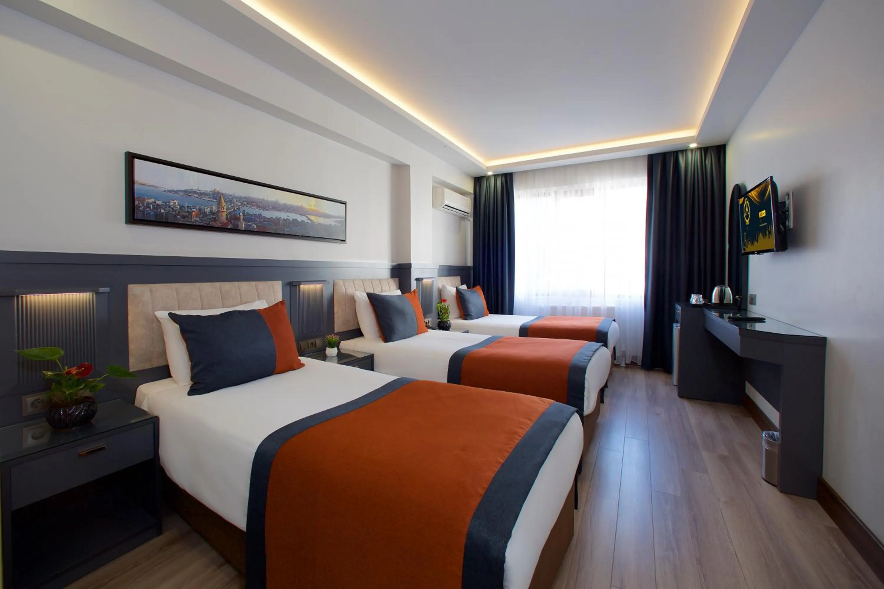 Photo of the whole room, Bed in Hotel Eyfel