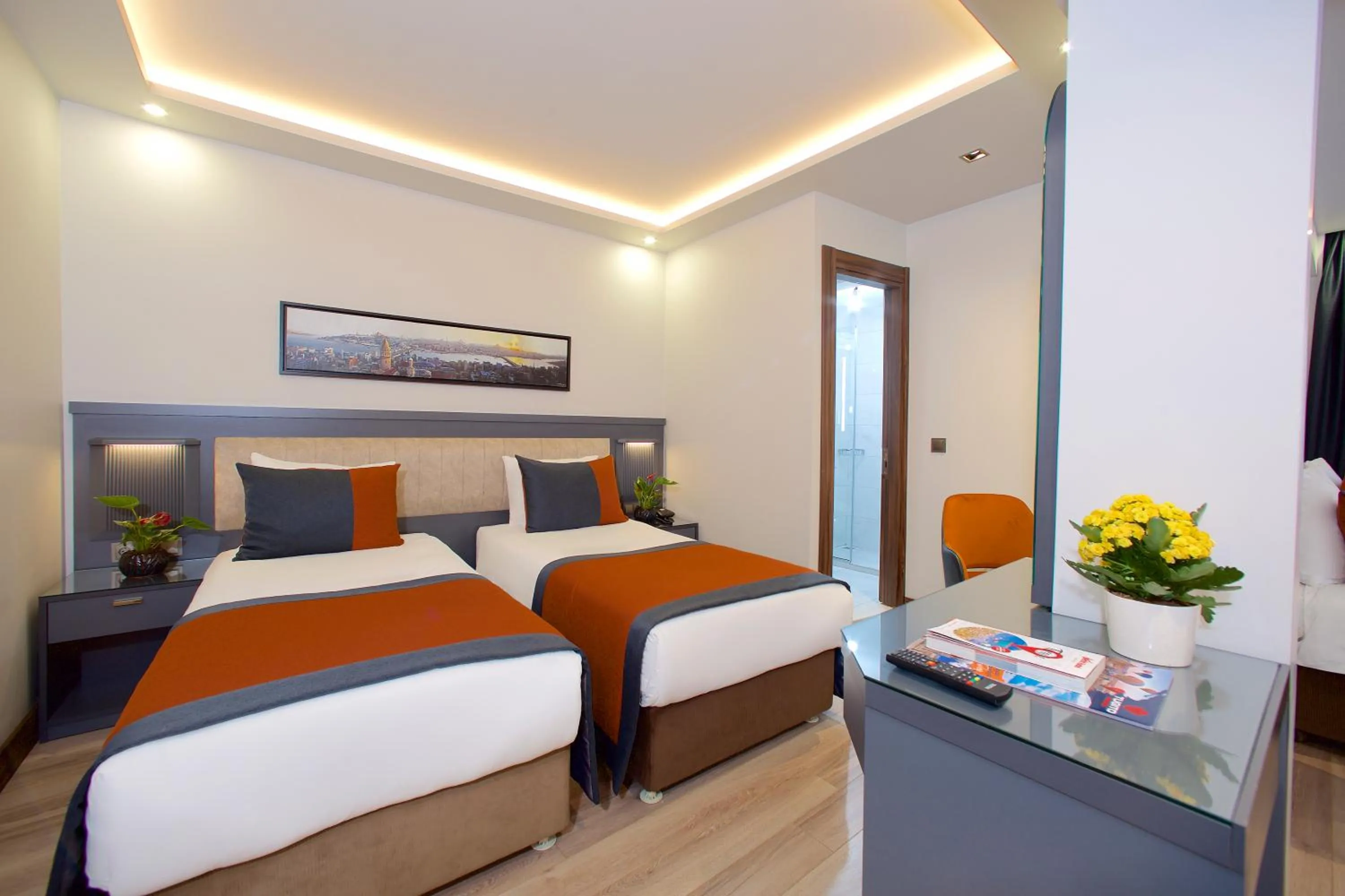 Photo of the whole room, Bed in Hotel Eyfel