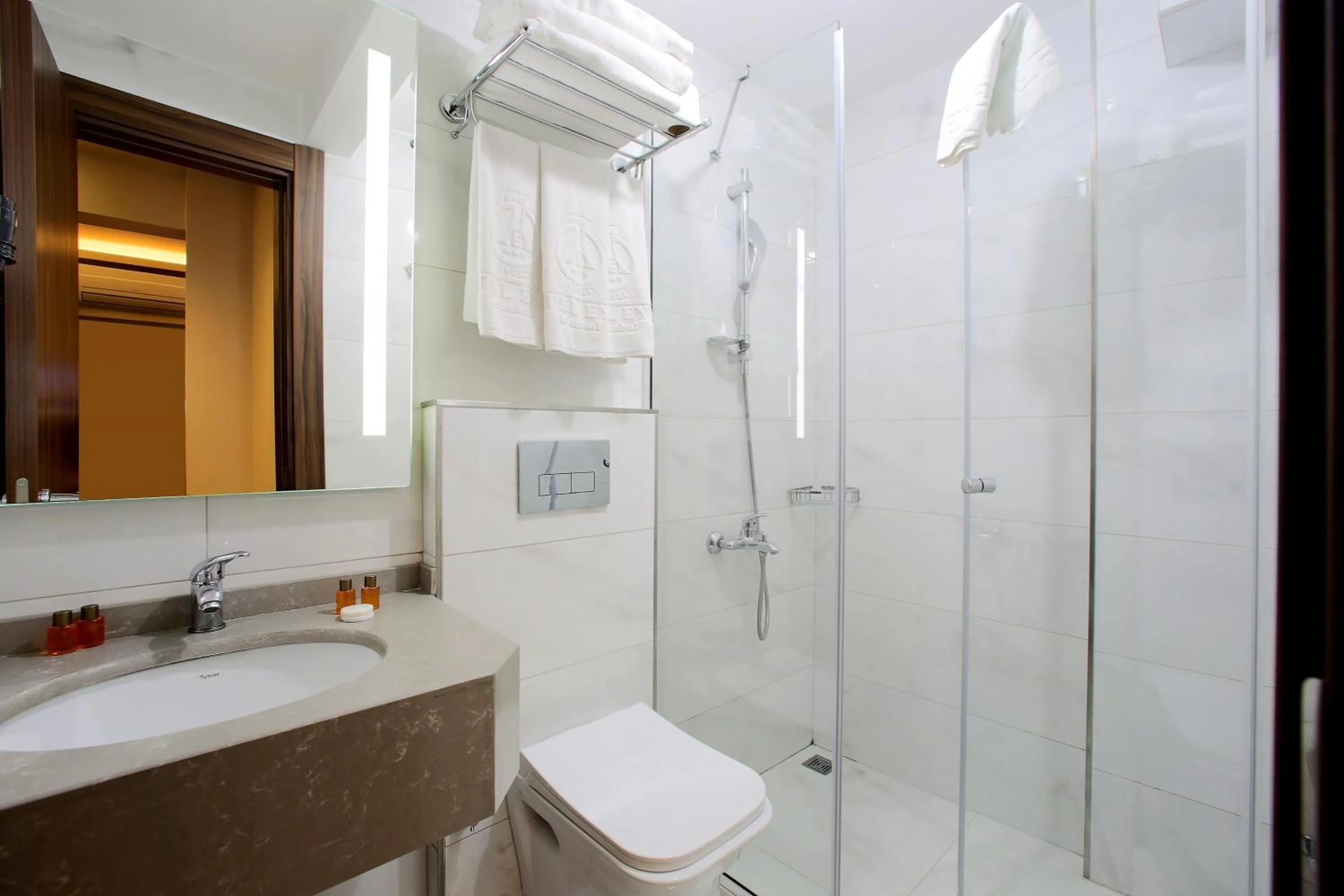 Bathroom in Hotel Eyfel