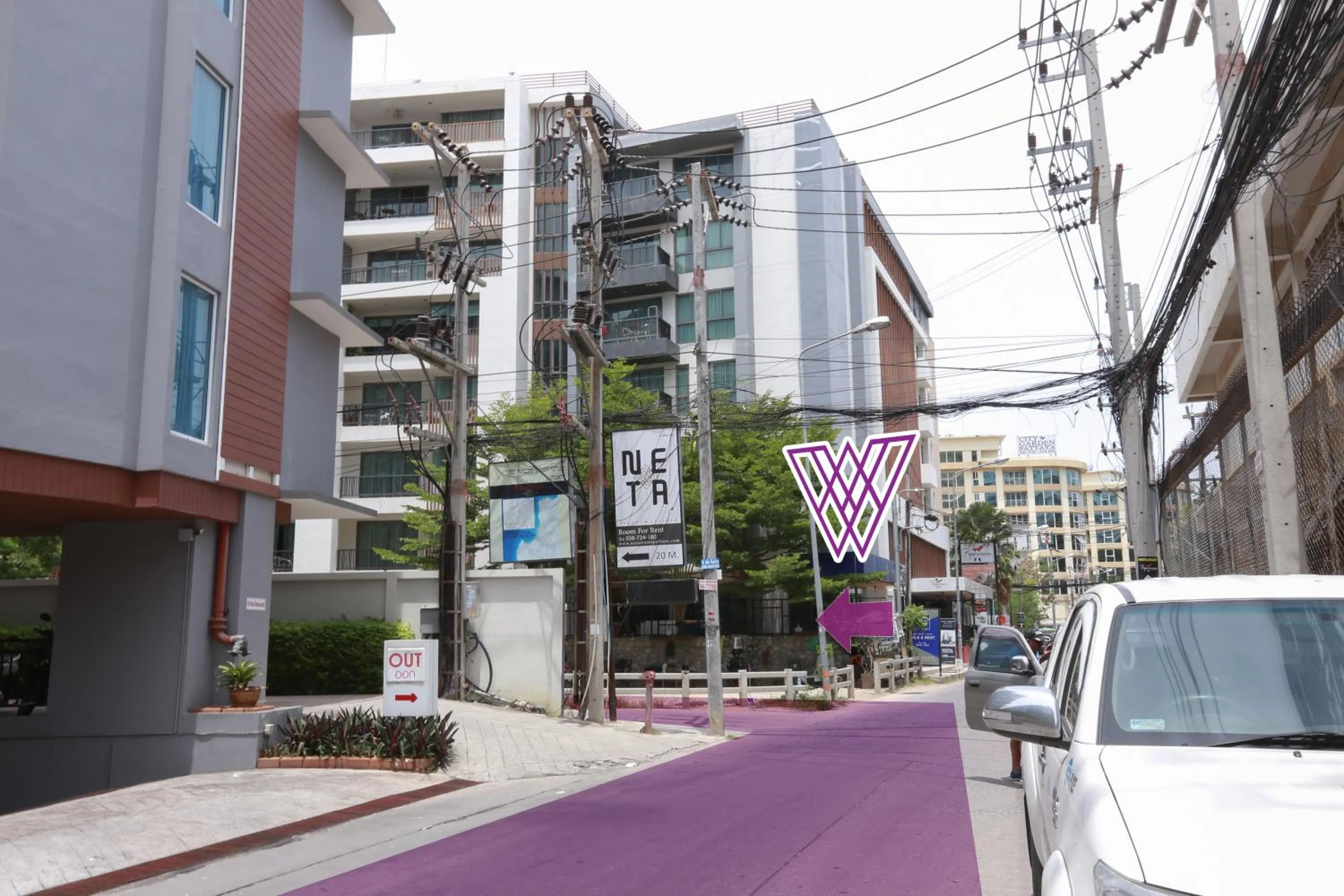 Property building in The Whisper Hotel