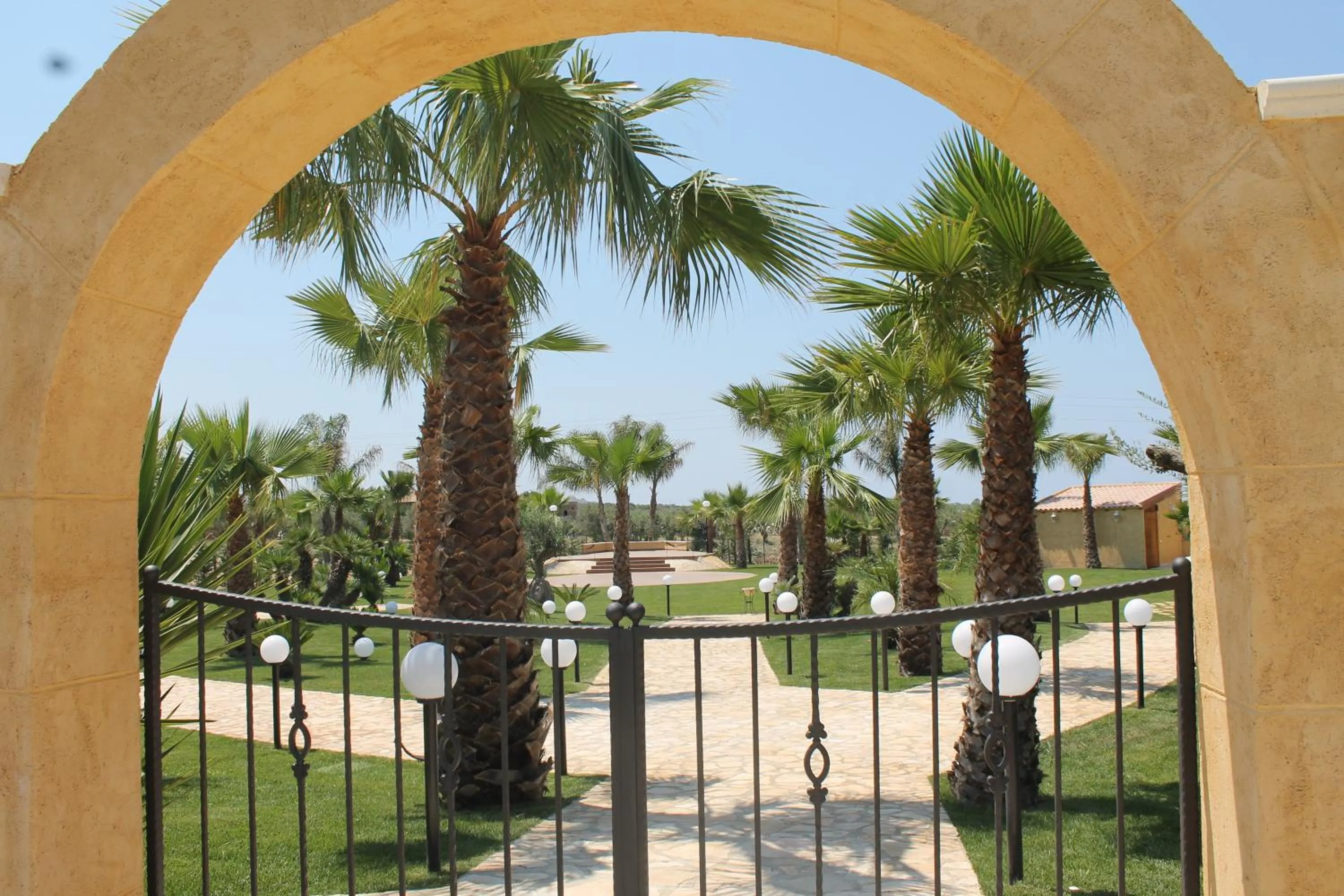 Garden view in Villa Alisia